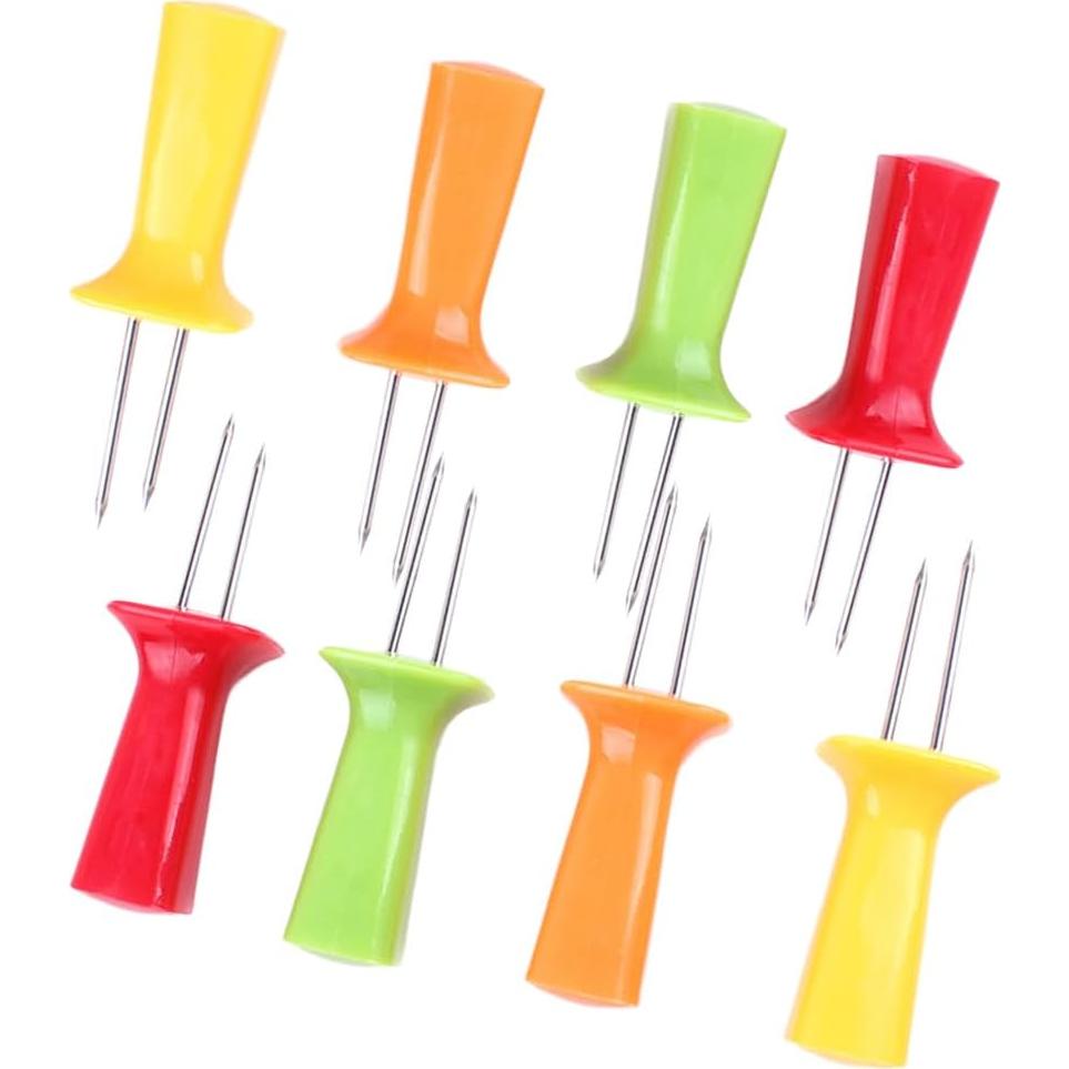 Tenedores de Maíz de Acero Inoxidable SUPVOX - 16 Pcs