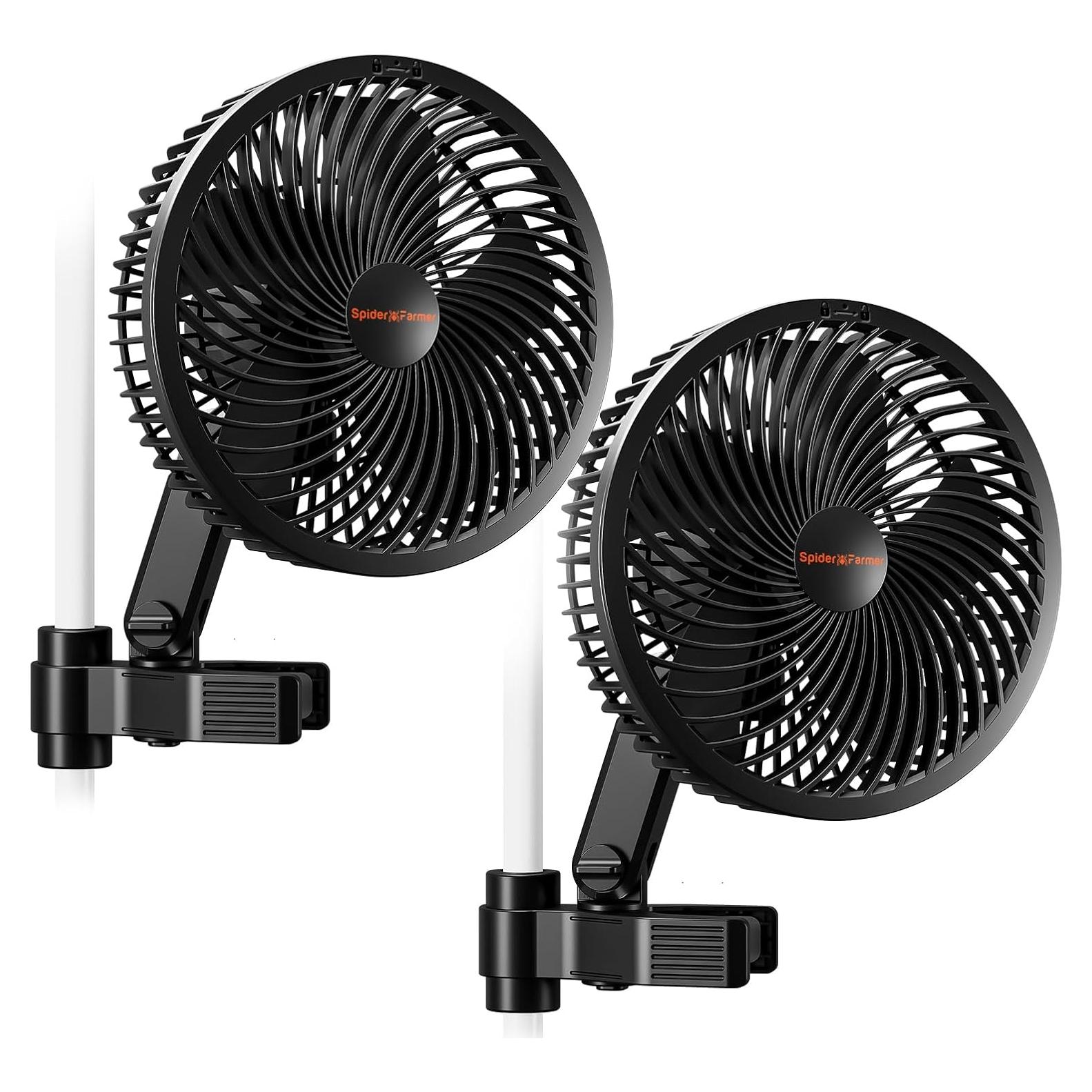 Ventilador de Carpa Spider Farmer SF-ClipFan 2-Pack 15 cm