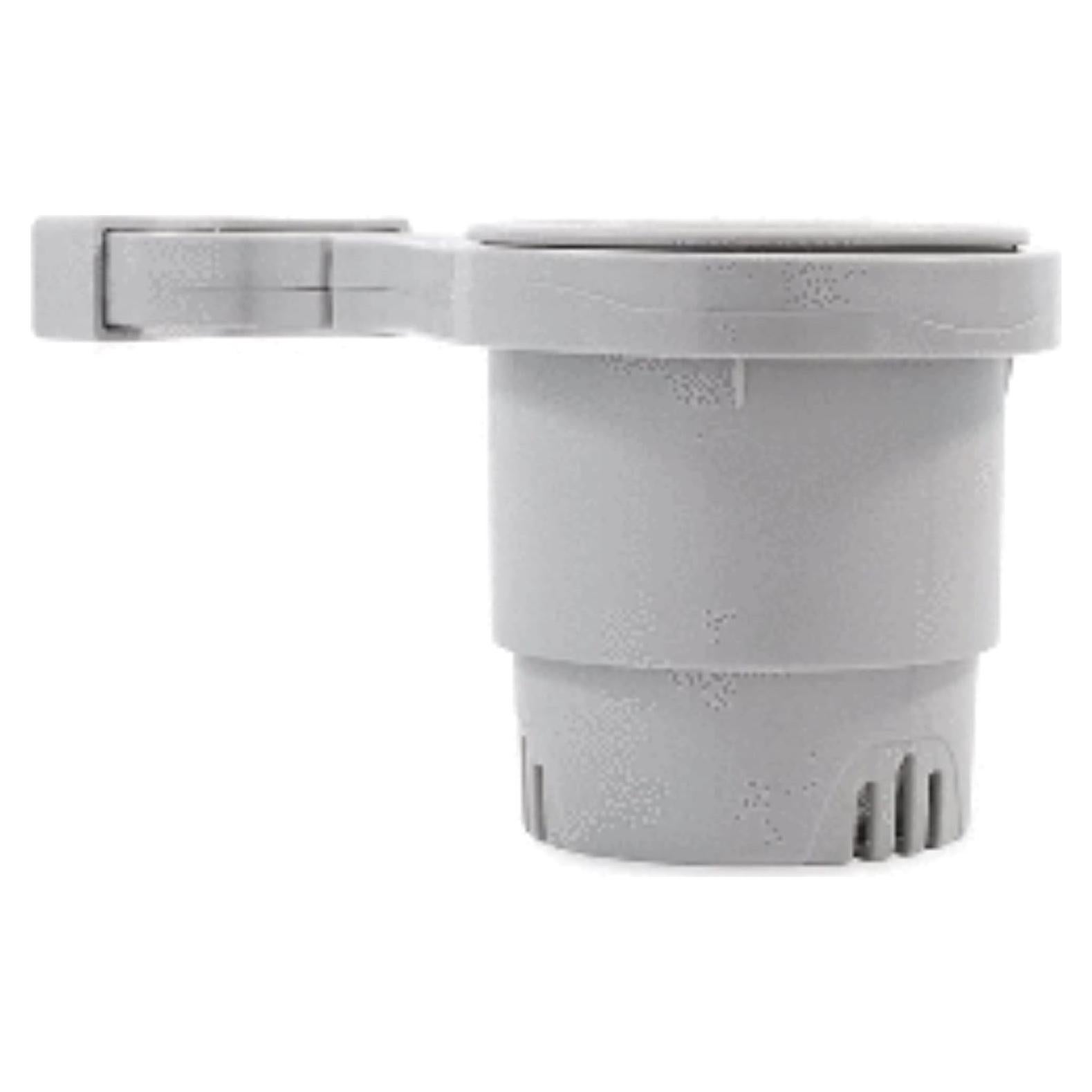 Soporte para Taza Camco Gris - Montaje en Rieles de 2 a 3 cm