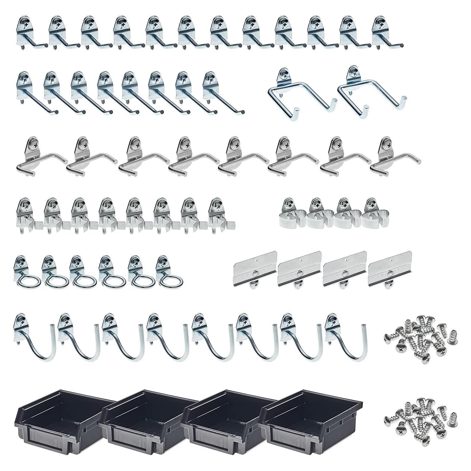 Kit de Ganchos y Bins Colgantes Triton Products 76964 Negro