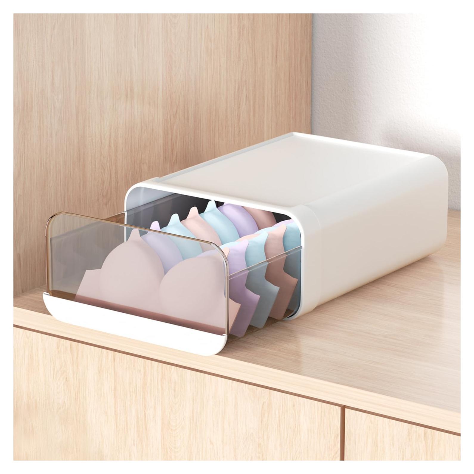 Organizador de Cajón Apilable Miaocona 1 Celda Blanco 31.4x24x12cm