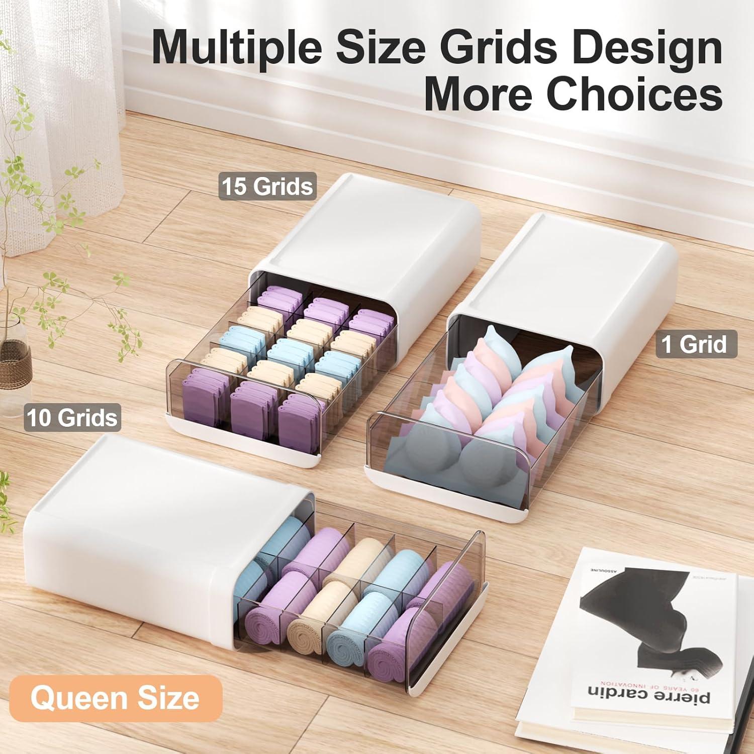 Organizador de Cajón Apilable Miaocona 1 Celda Blanco 31.4x24x12cm