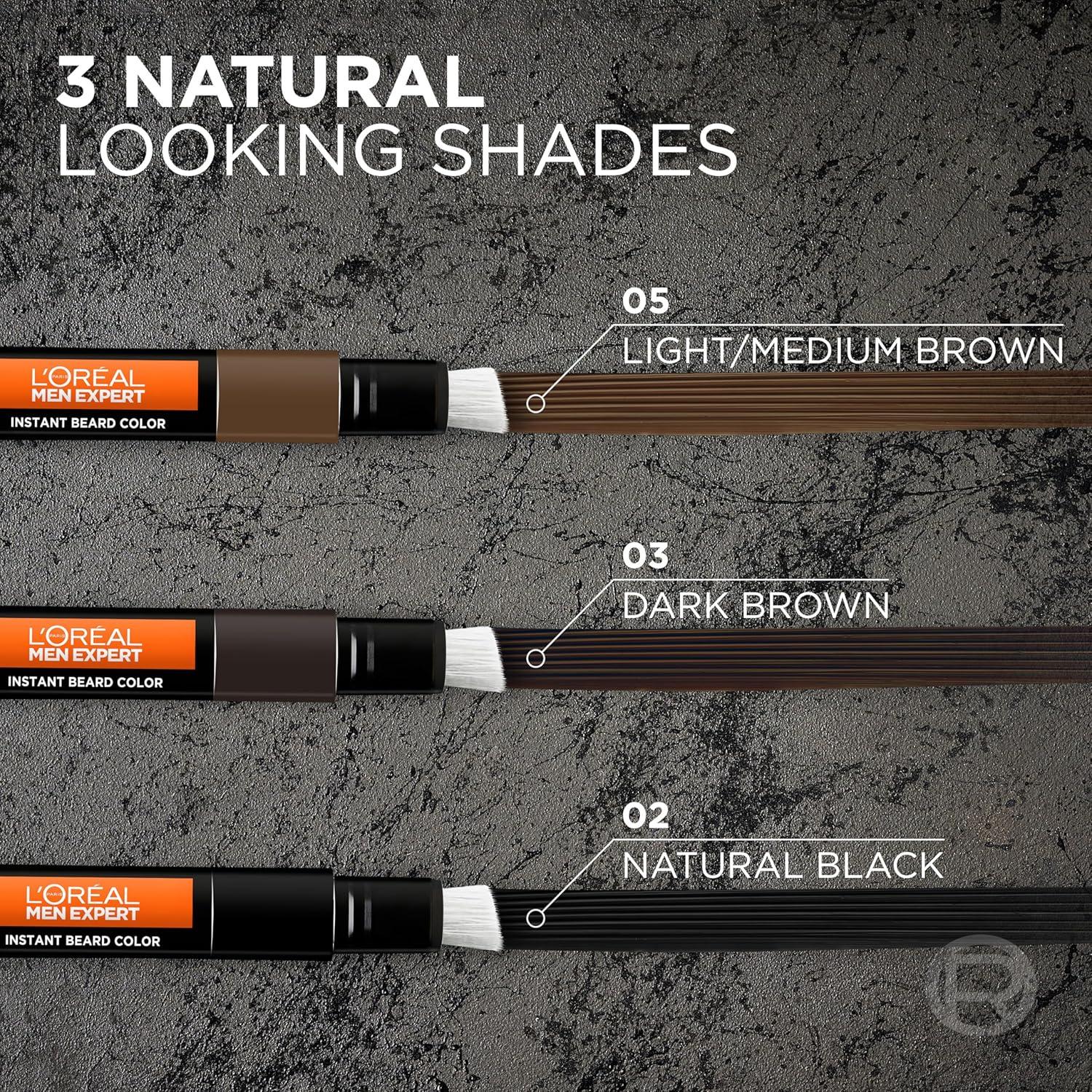 Rellenador de Barba L'Oreal Men Expert 1.48 ml Marrón Oscuro