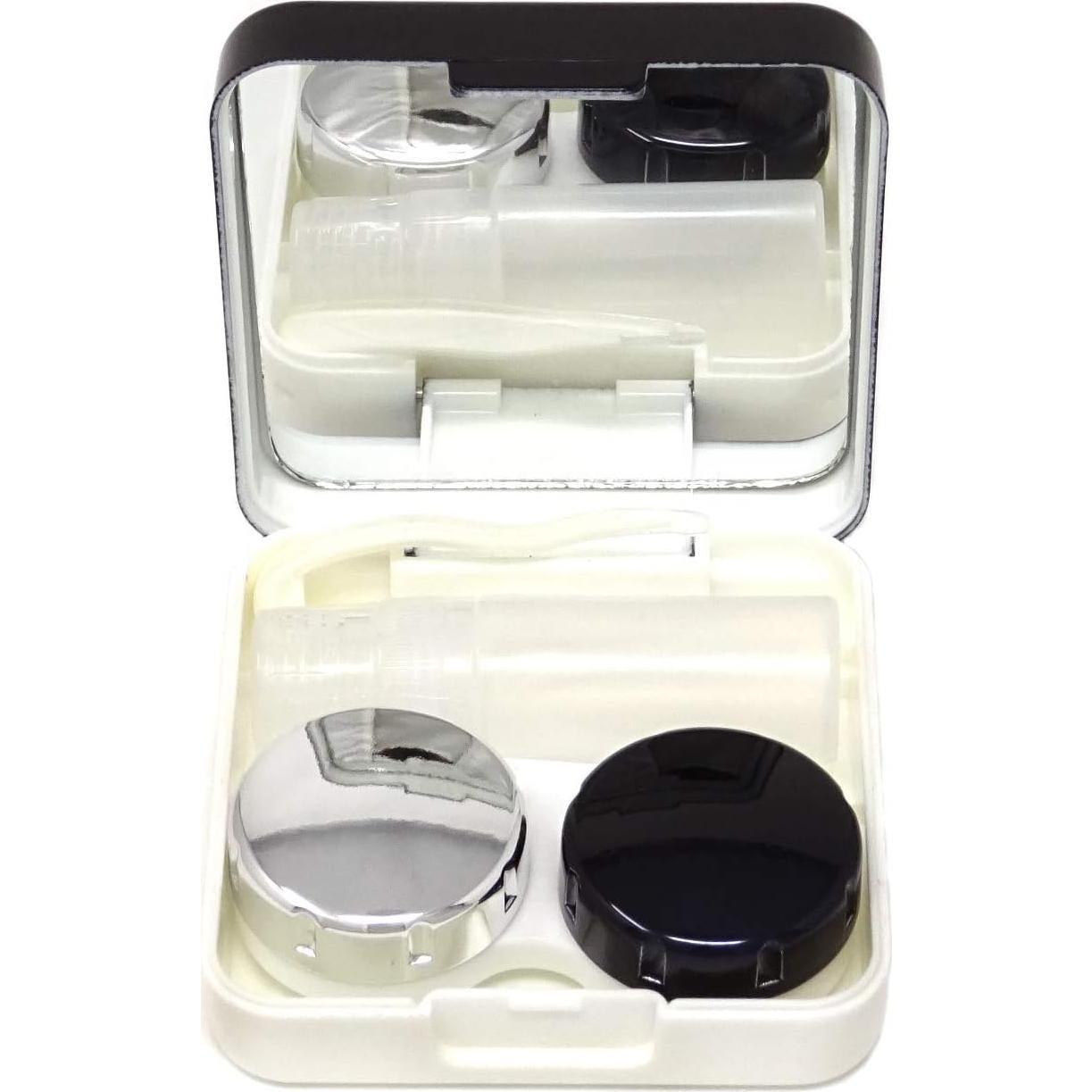 Estuche para Lentes de Contacto Honbay Negro con Espejo