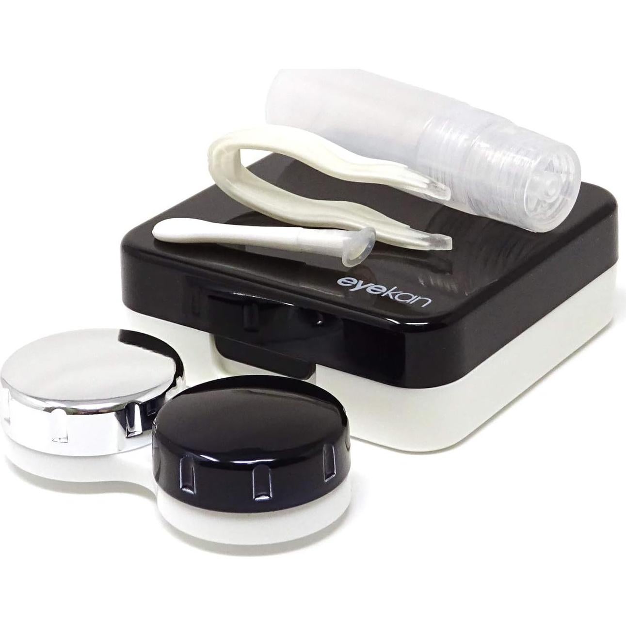 Estuche para Lentes de Contacto Honbay Negro con Espejo