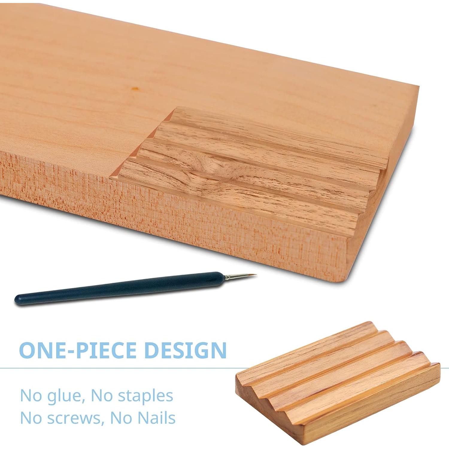 Plato de Jabón de Teak HTB - Soporte Elevado para Ducha