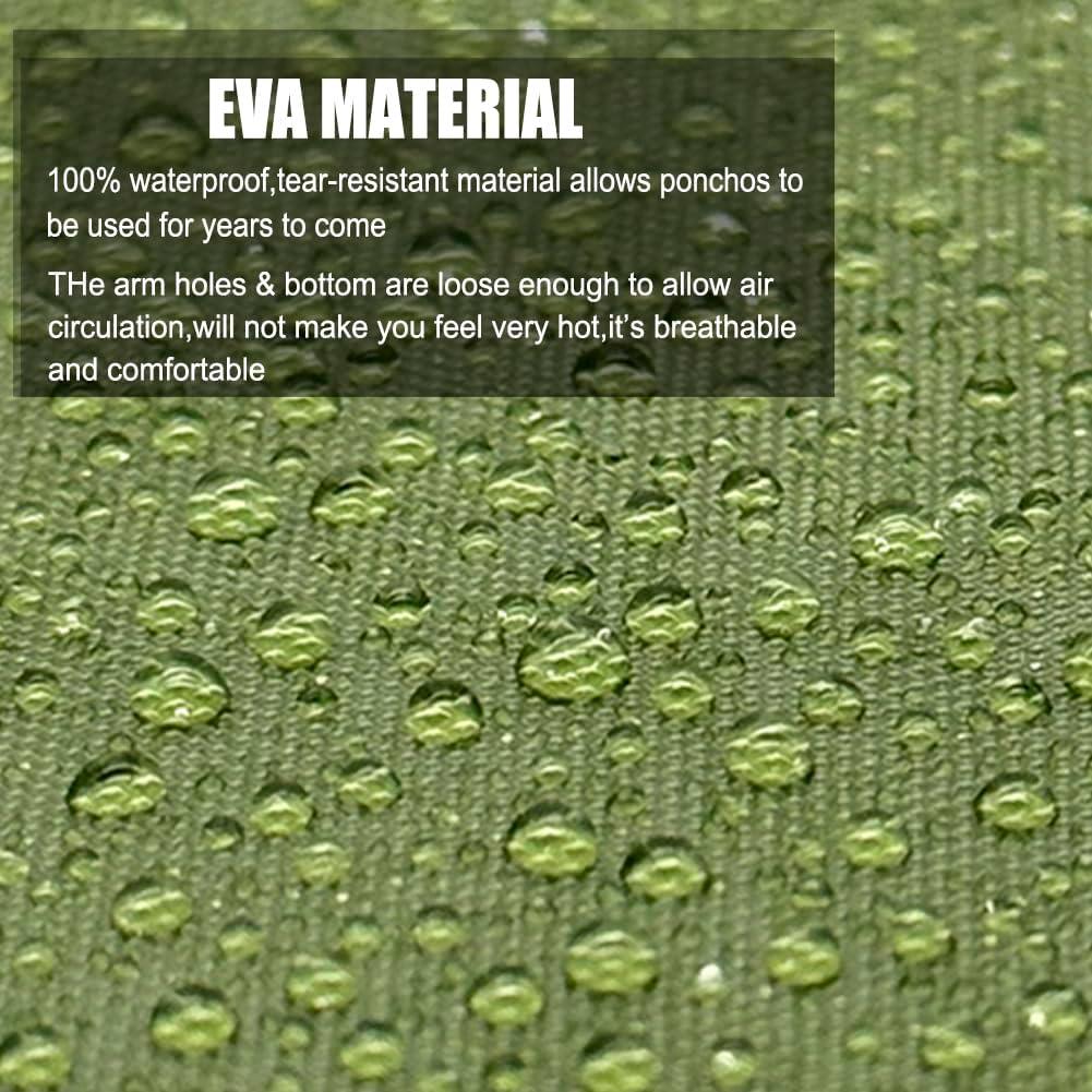 Ponchos de Lluvia ANLOKE para Adultos 2 Pack Impermeables