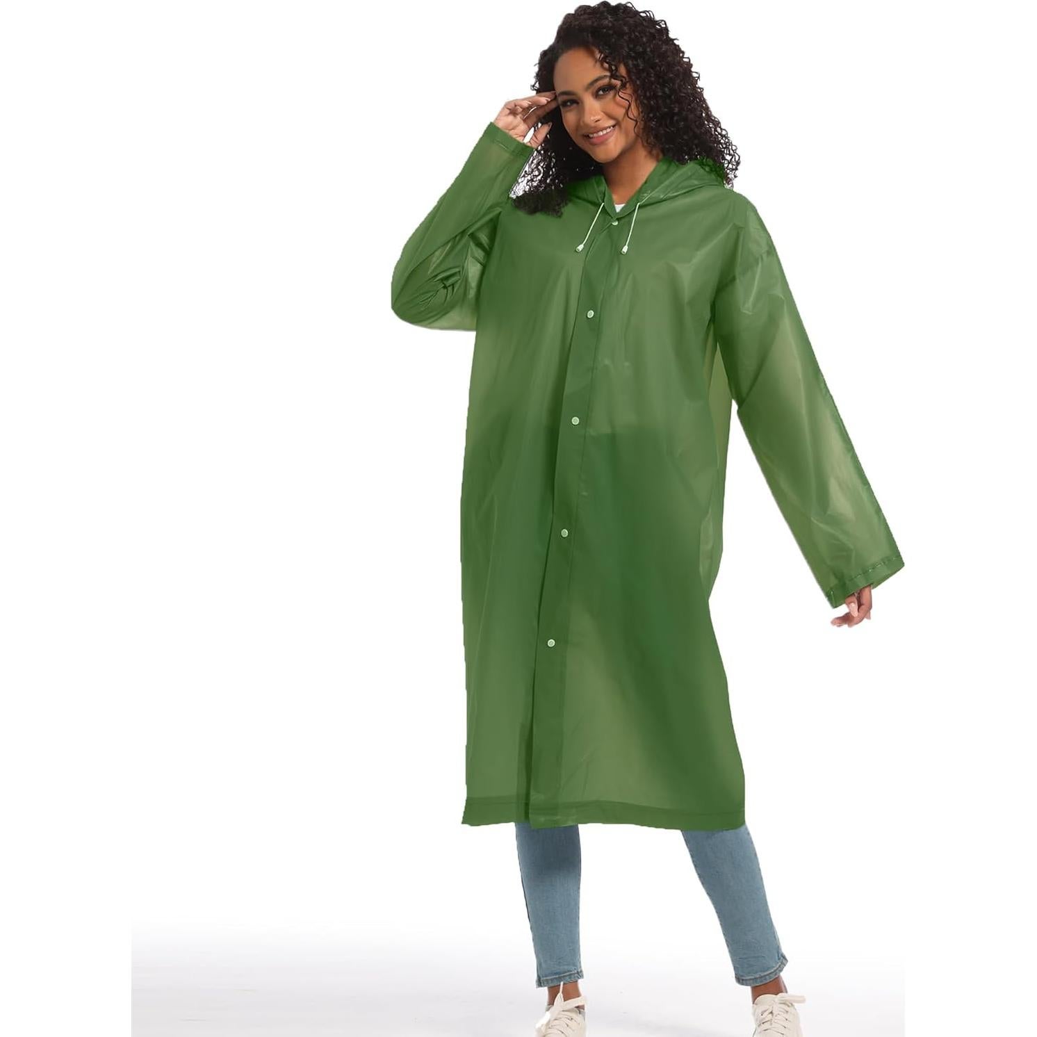 Ponchos de Lluvia ANLOKE para Adultos 2 Pack Impermeables
