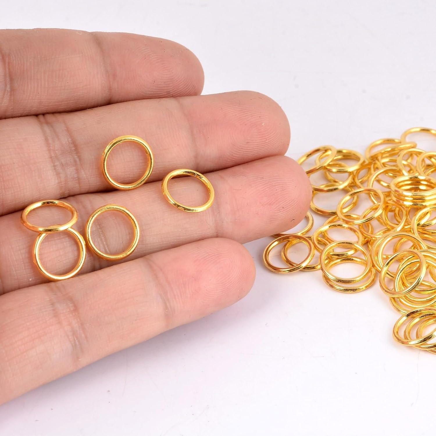 Anillas de Salto Cerradas Souarts 4mm Plata 100pcs Joyería