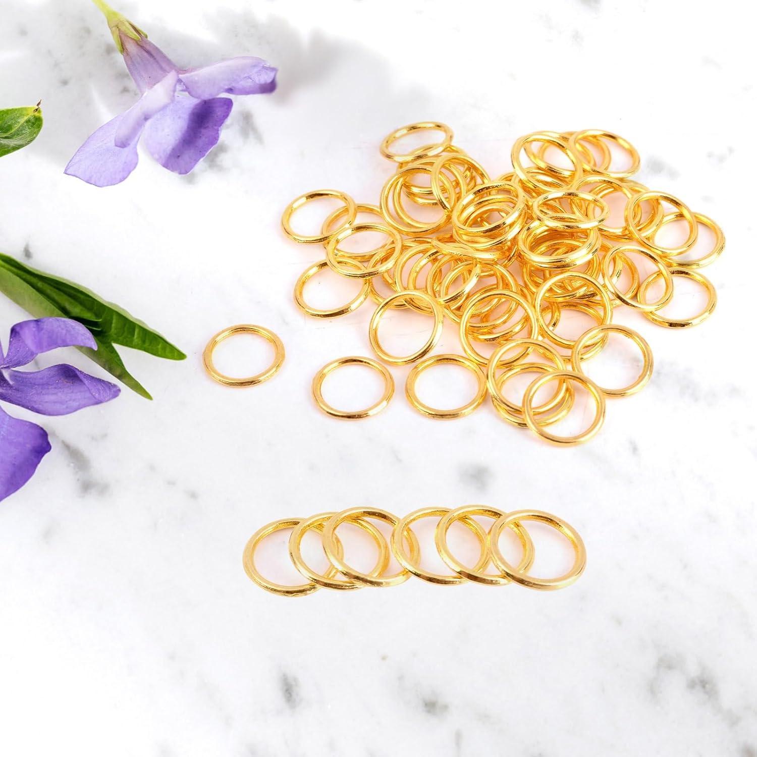 Anillas de Salto Cerradas Souarts 4mm Plata 100pcs Joyería