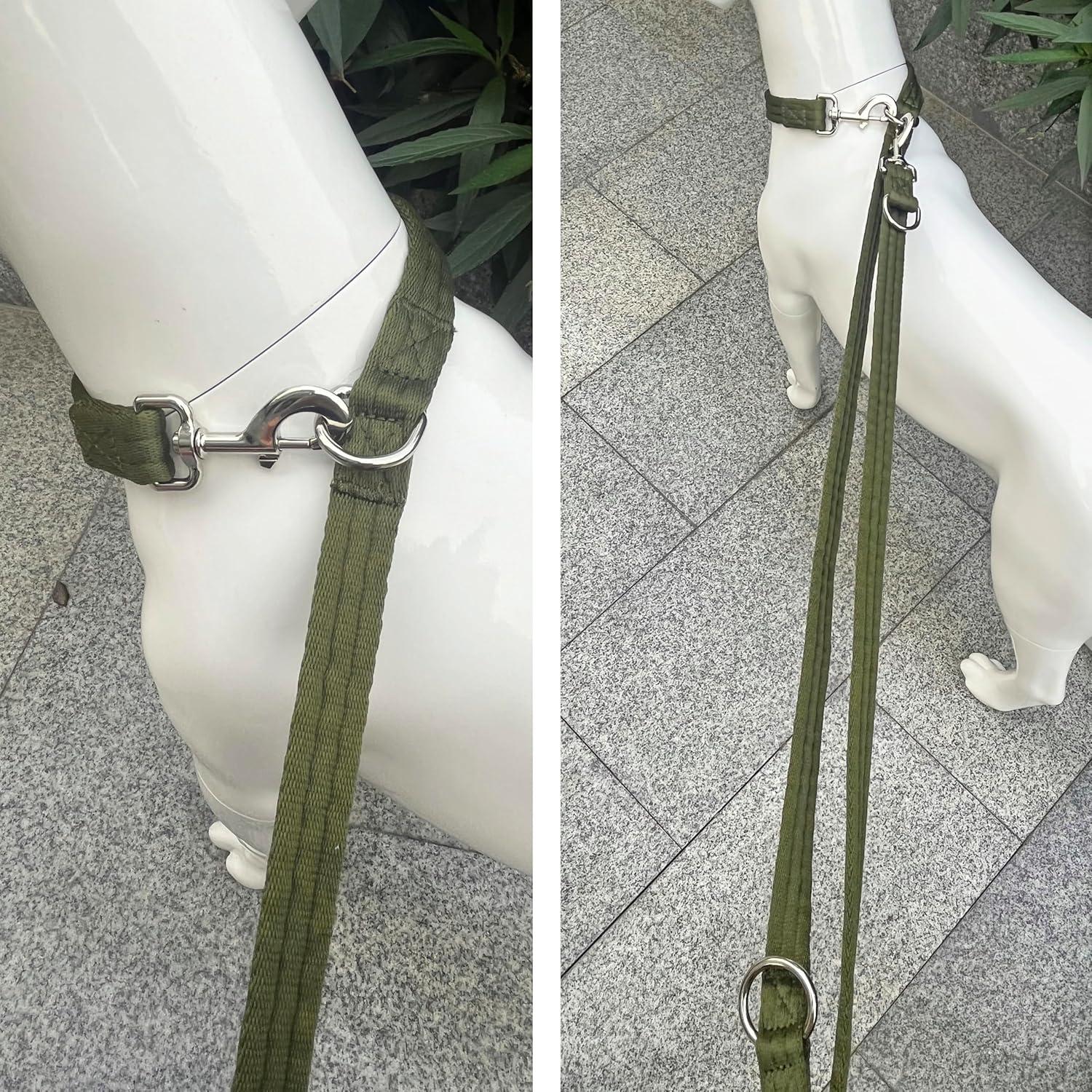 Correa para Perro Motaity Multifuncional 2m Verde Militar