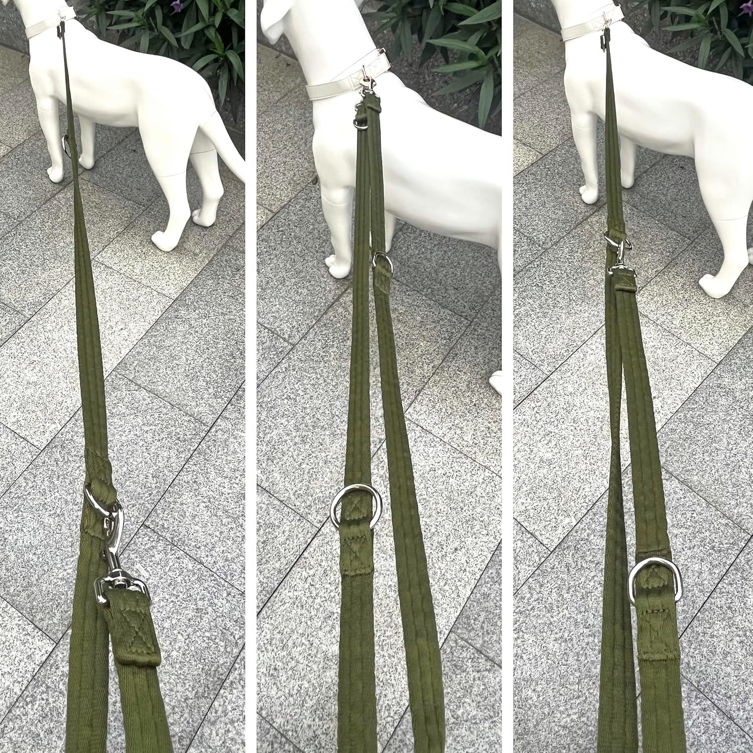 Correa para Perro Motaity Multifuncional 2m Verde Militar