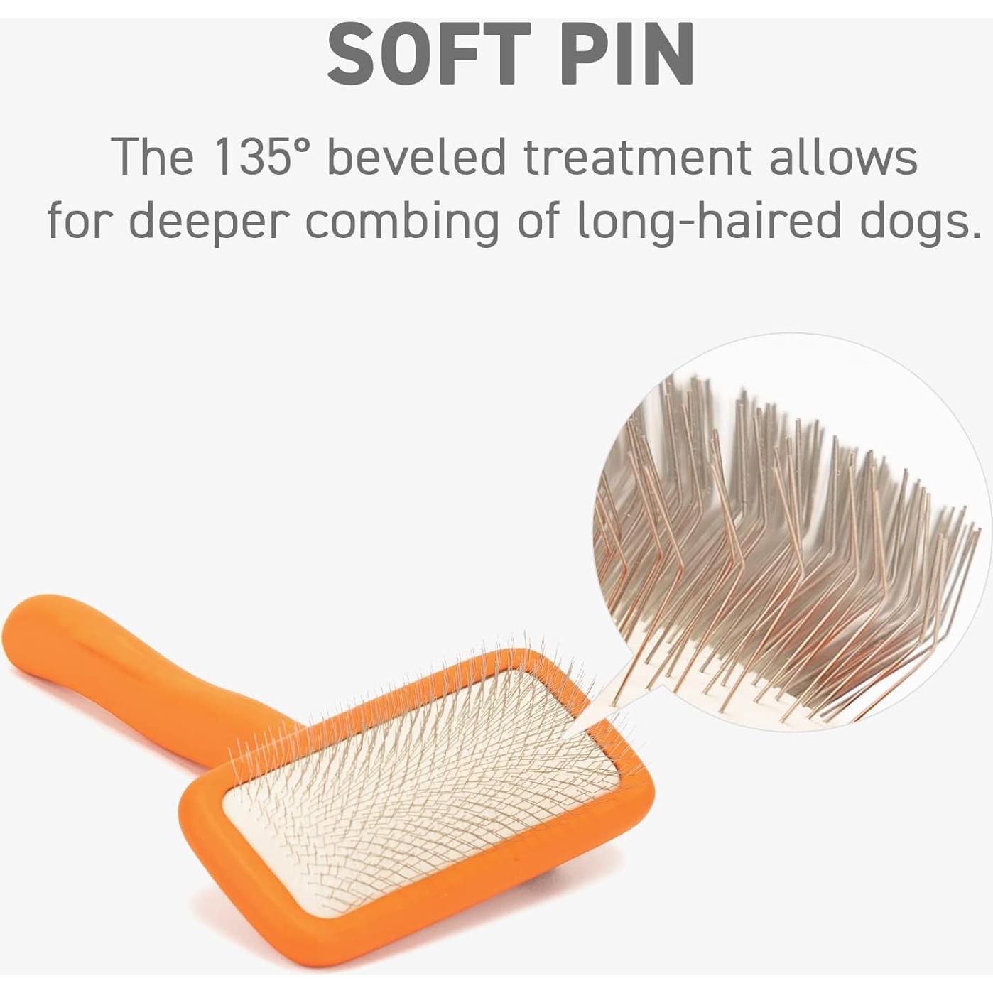 Cepillo Slicker para Mascotas GOODSDECO - Puntas Suaves 11.94x17.78cm