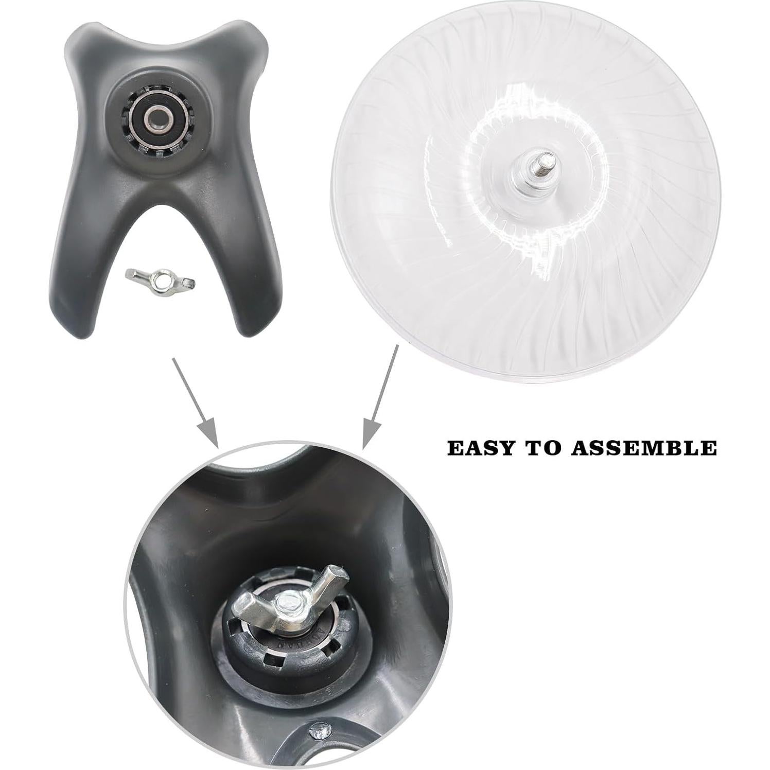 Juguetes para Cangrejo Ermitaño MinrzPet - Rueda Silenciosa