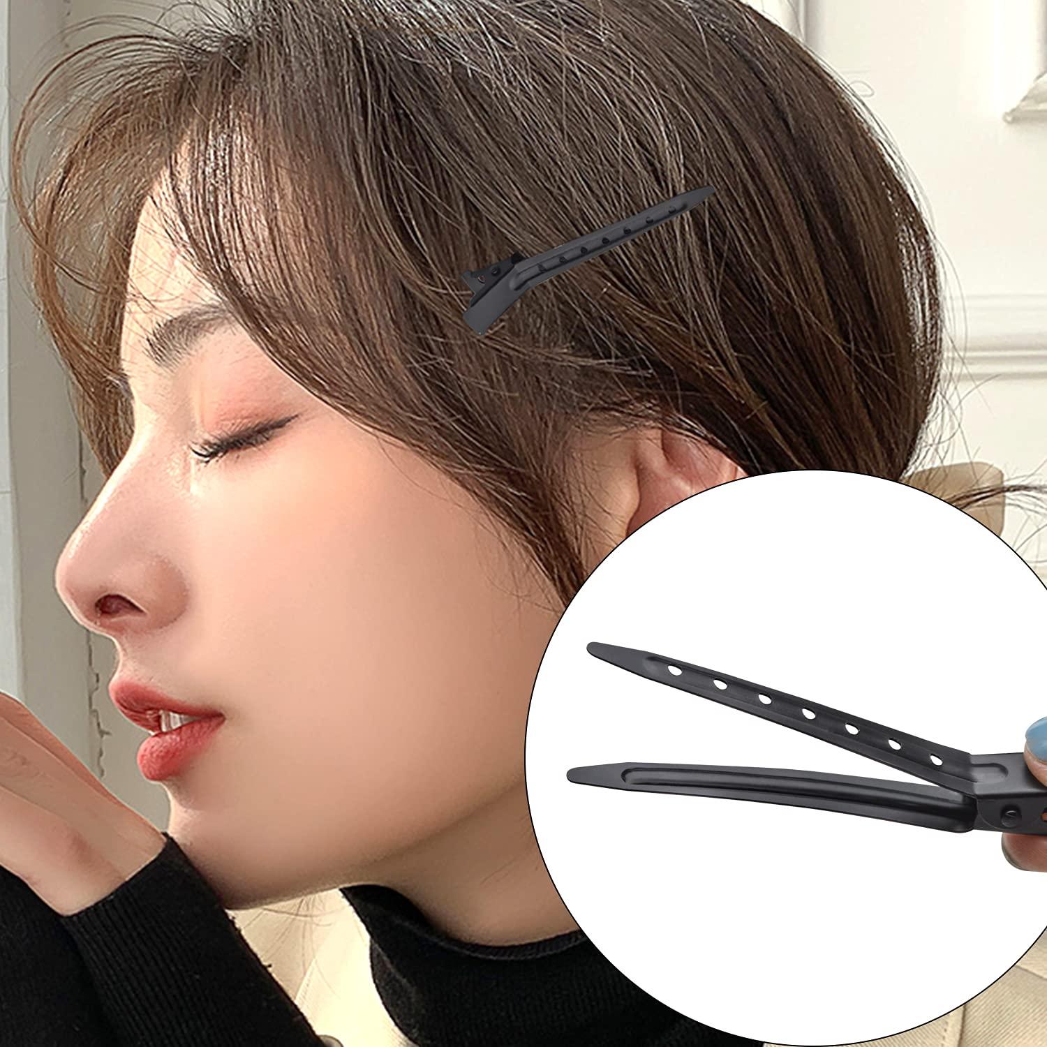 Pinzas para el cabello BronaGrand 50 piezas 7cm Negro