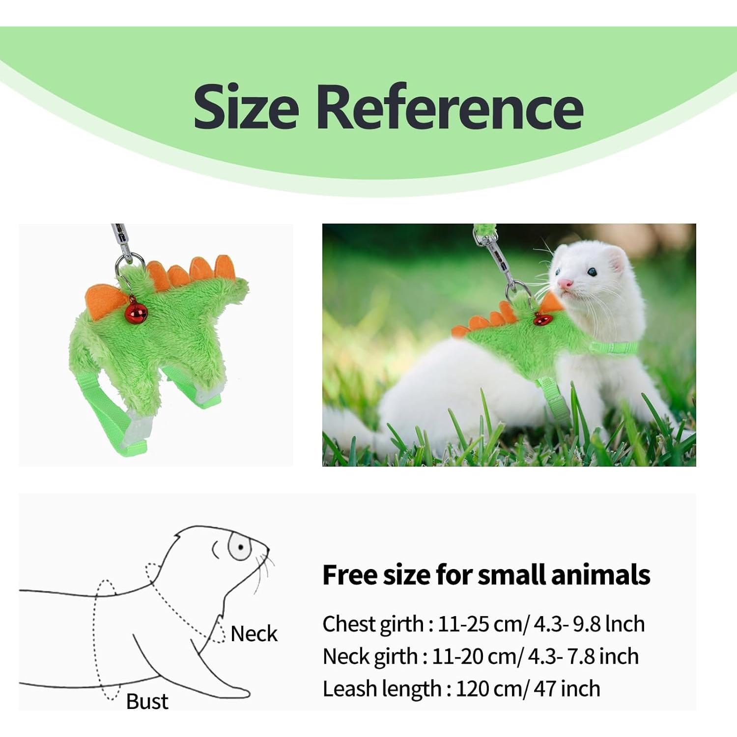 Arnés y Correa para Hurón ChengFu Azul 120 cm