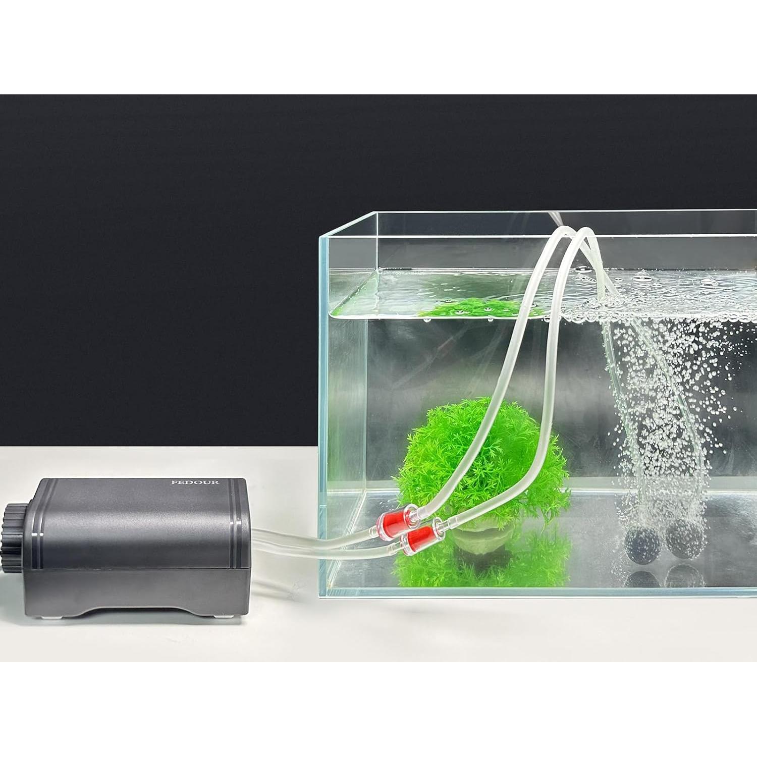 Bomba de Aire Silenciosa FEDOUR C3 para Acuario 120 Galones