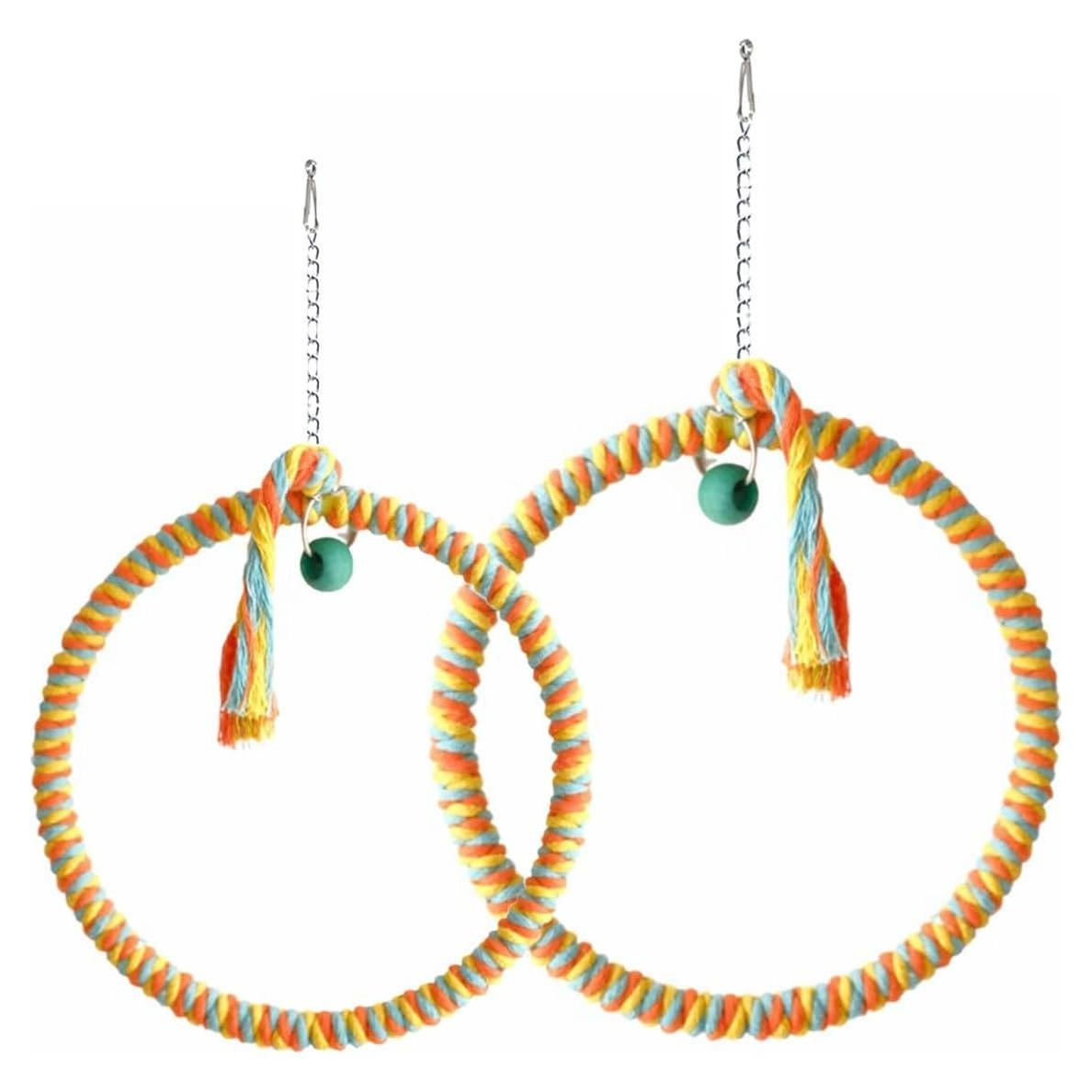 Columpio Circular para Aves Paxikaka - Algodón 12.7cm y 16.5cm