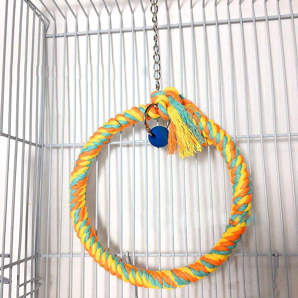 Columpio Circular para Aves Paxikaka - Algodón 12.7cm y 16.5cm