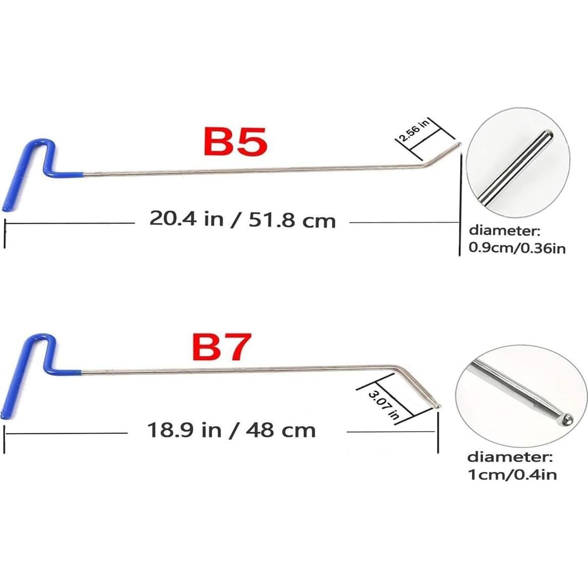 Kit de Reparación de Abolladuras LadyRosian 10 Piezas