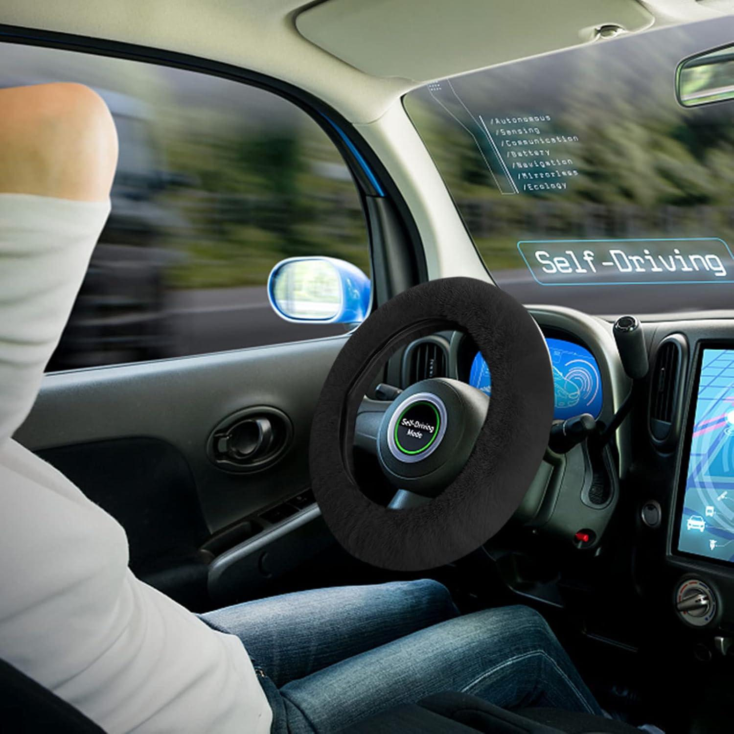 Juego de 7 Accesorios Estéticos para Automóvil Wazzh Negro