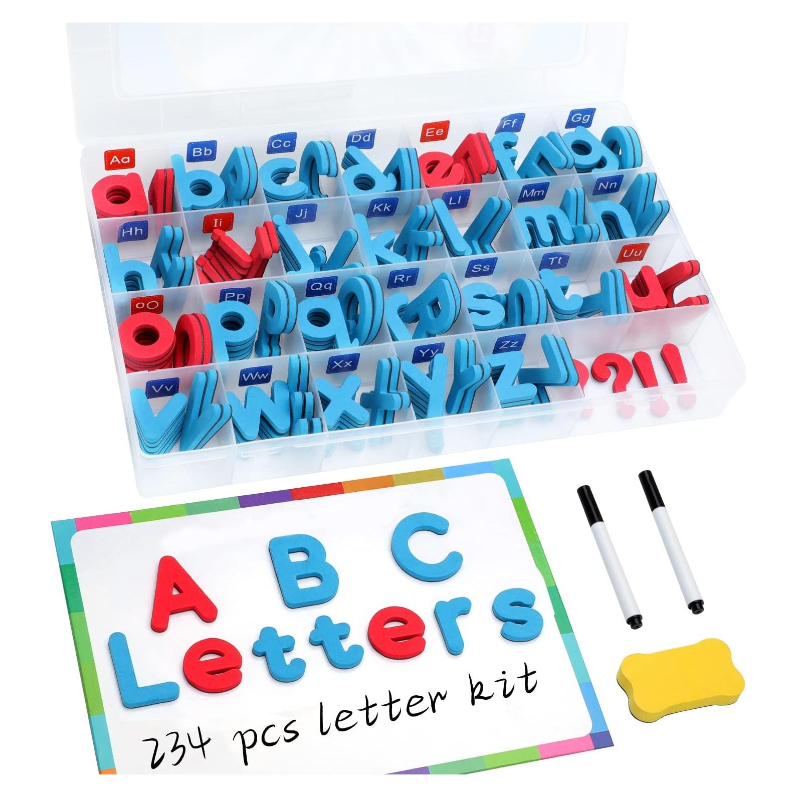 Kit de Letras Magnéticas RASSE 234 Piezas Alfabeto EVA