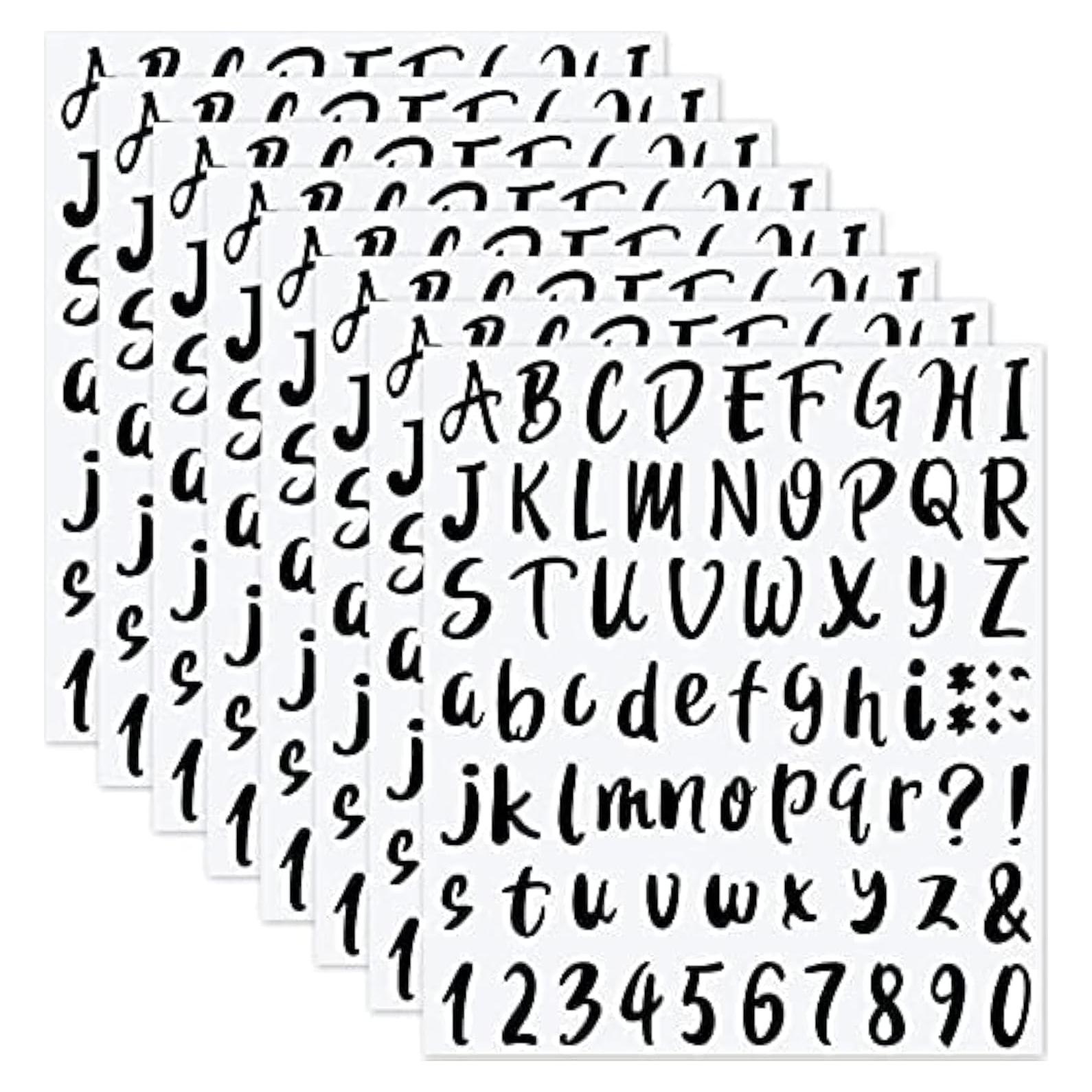 Calcomanías de Letras y Números Autoadhesivas Outus 576 Piezas