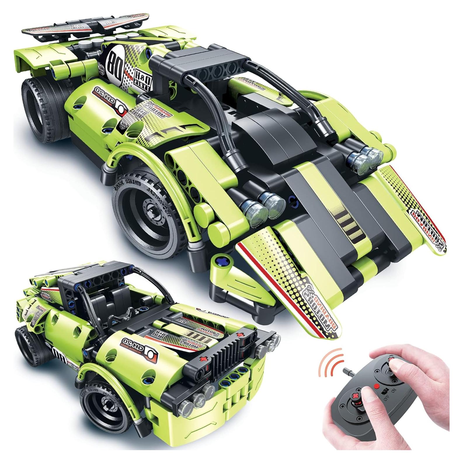 Kit de Construcción Coche RC Kididdo 2 en 1 STEM 6-14 años