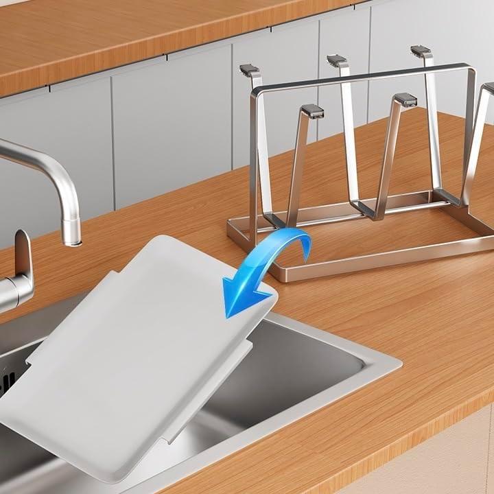 Soporte para Secar Tazas y Botellas POCHOIO Plateado 22.95x12.7cm