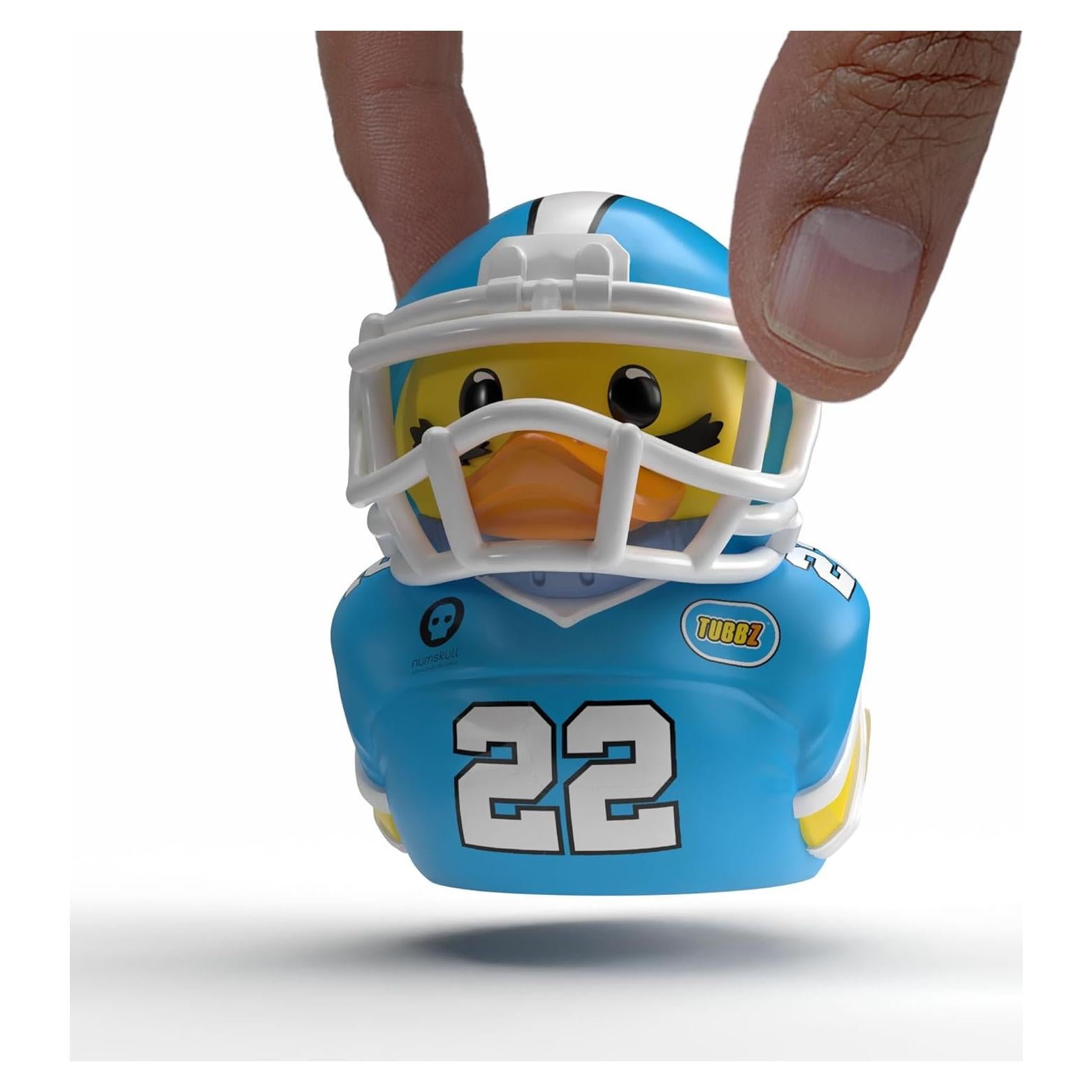 Figura de Pato de Goma Mini TUBBZ Fútbol Americano 5 cm