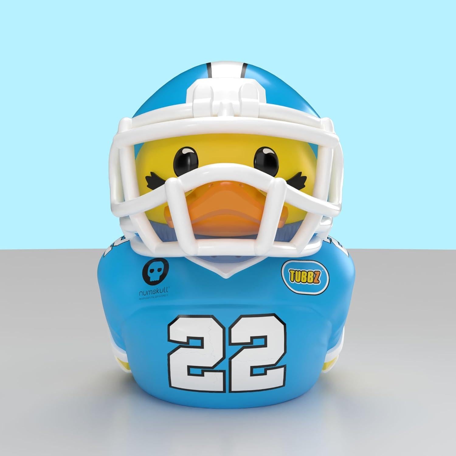 Figura de Pato de Goma Mini TUBBZ Fútbol Americano 5 cm