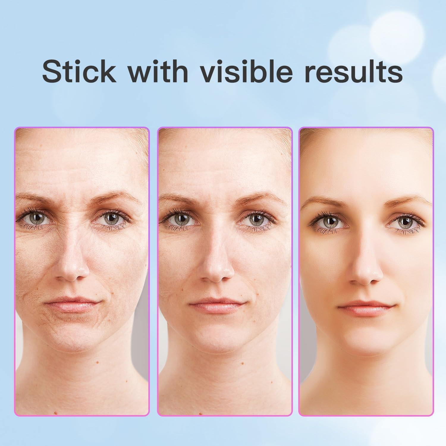 Masajeador Facial 3 en 1 NUAKENE Rosa, Calor y Vibración