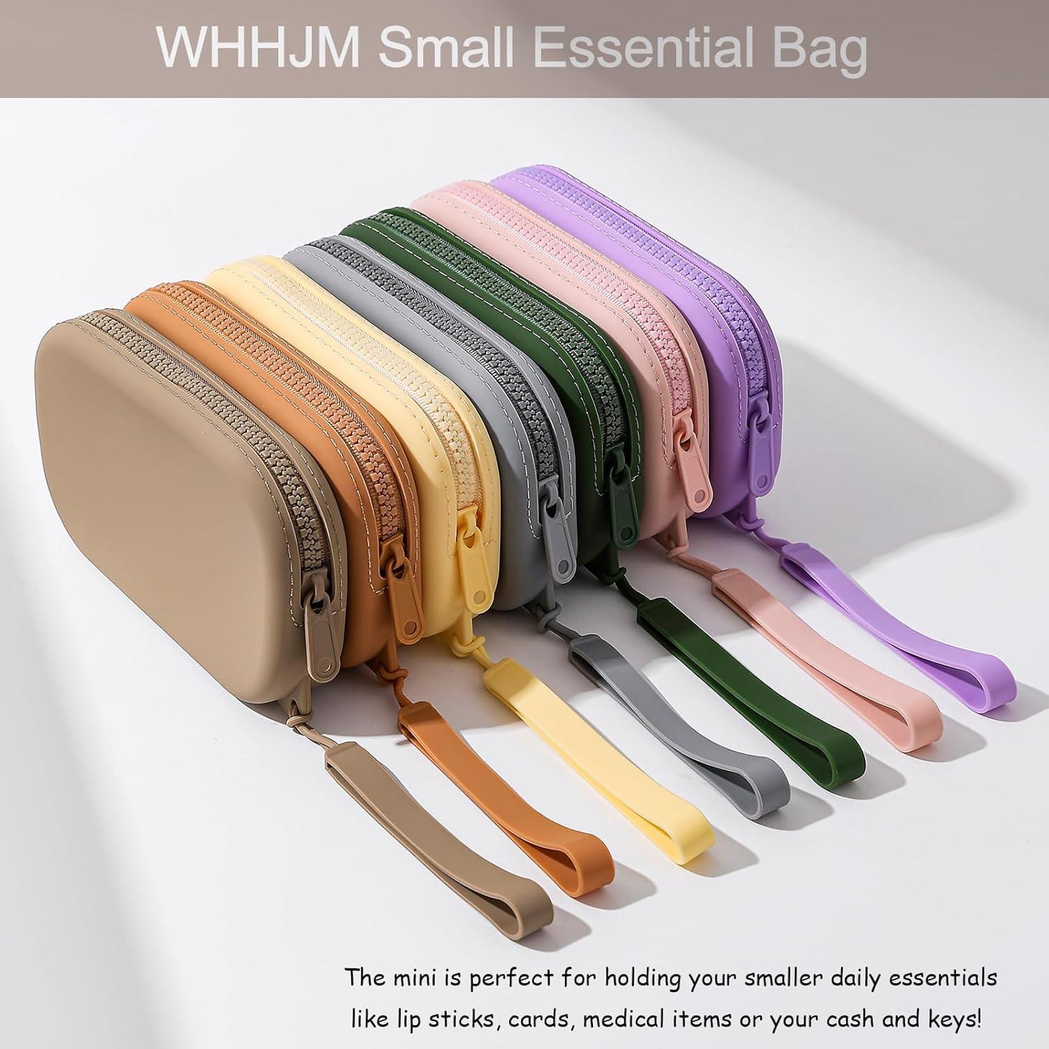 Bolso de Silicona Multifuncional WHHJM Verde 15.5x9.4cm