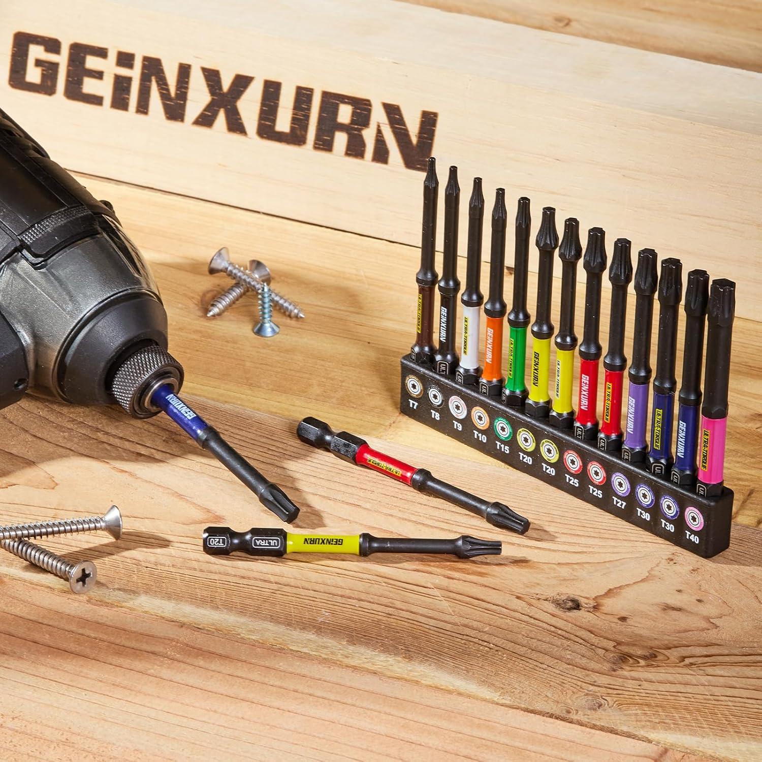 Juego de Puntas de Destornillador Torx GEINXURN 13 Piezas 3"