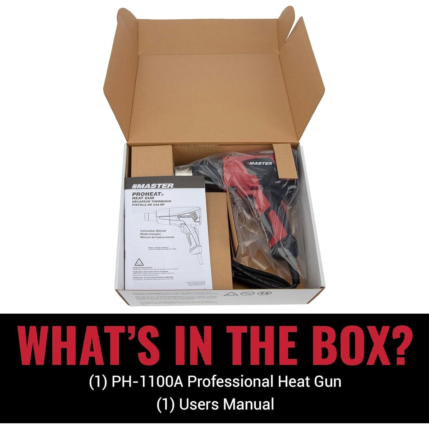 Pistola de Calor Eléctrica Master Proheat PH-1100A 1560W