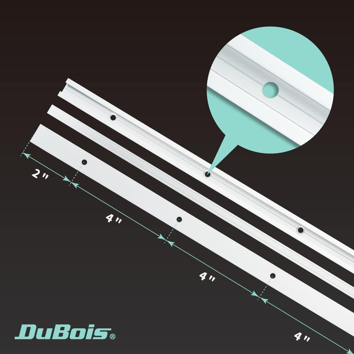 T-Rail Universal DuBois 91.44 cm Aluminio 2-Pack