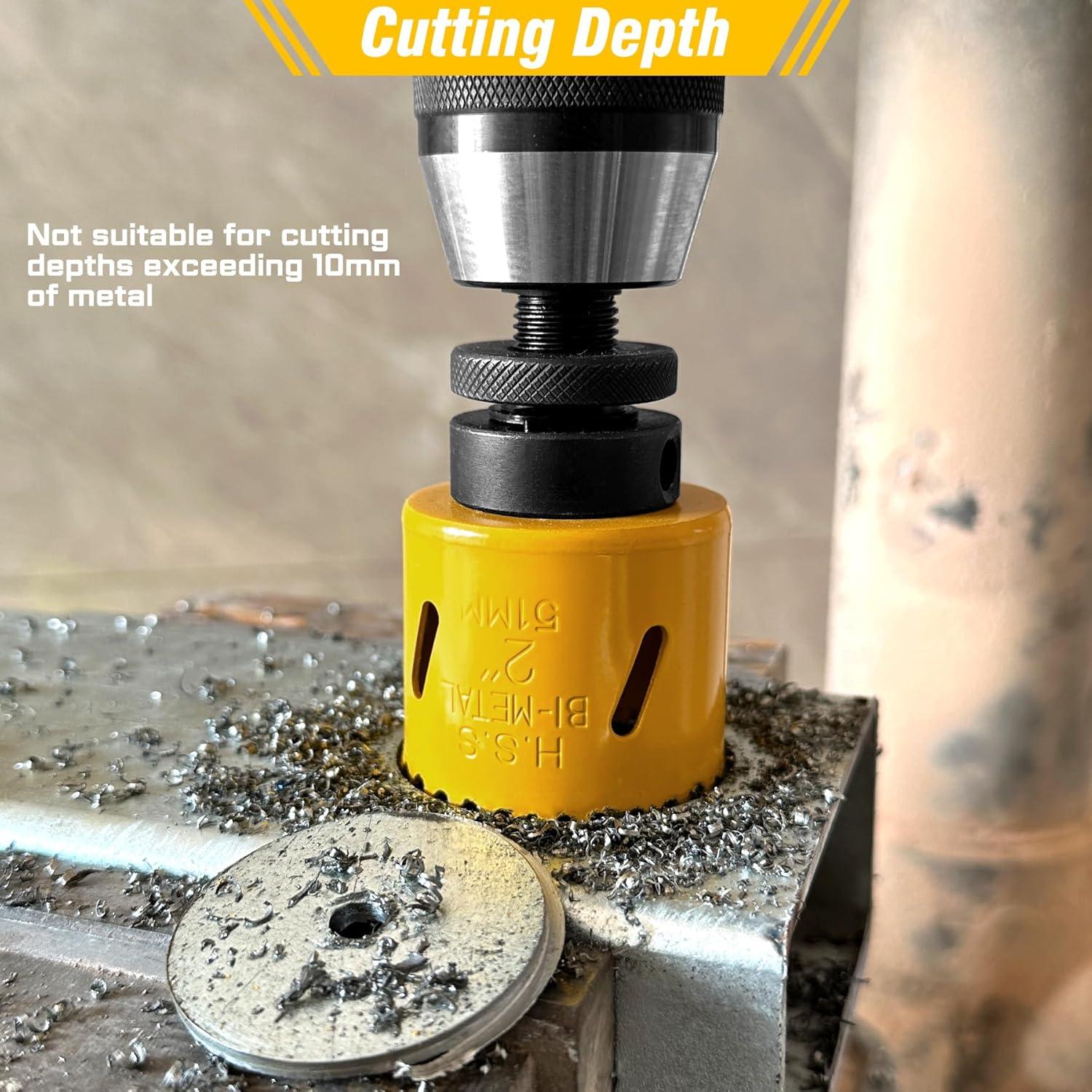 KATA Kit de Sierras de Corona Bi-Metal 11 Piezas 22-64mm