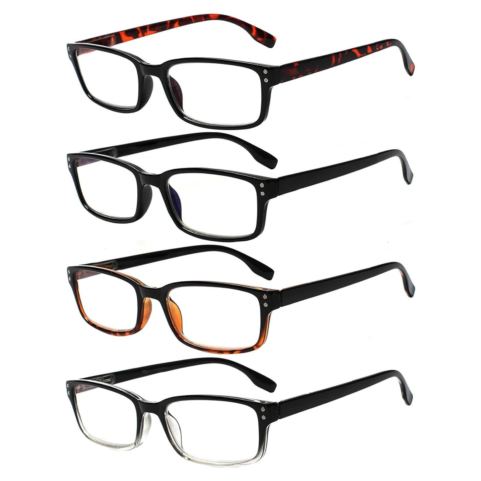 Gafas de Lectura Kerecsen 4 Paquete Multicolor 1.75 Dioptrías