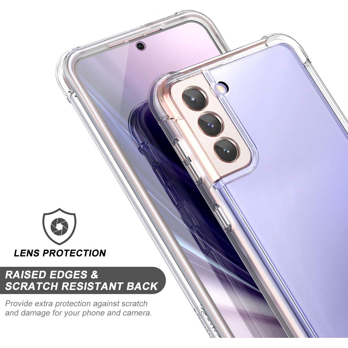 Funda Transparente SURITCH para Samsung Galaxy S21 Plus 6.7" con Protector de Pantalla