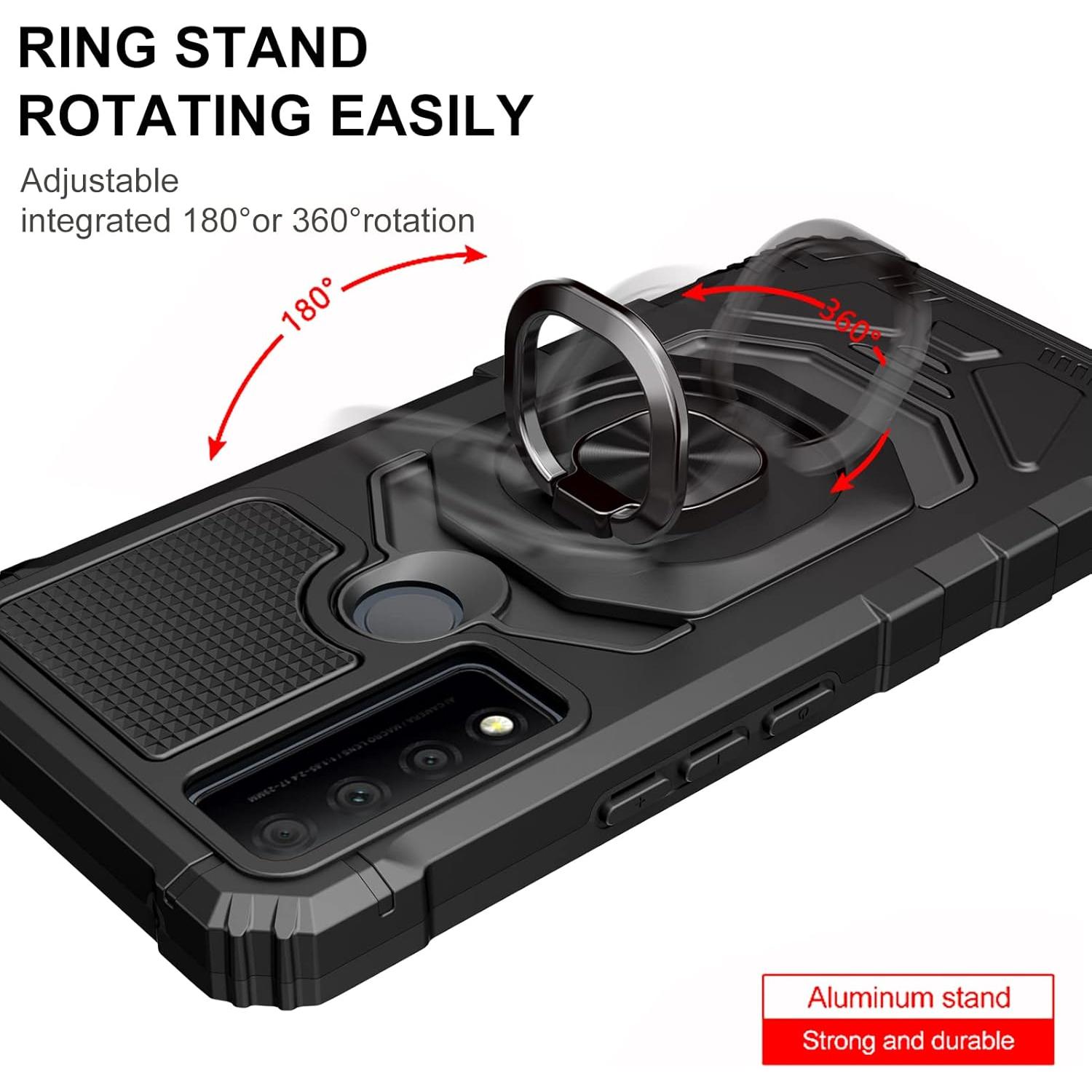 Funda Ailiber para TCL 30V 5G con Protector de Pantalla y Soporte