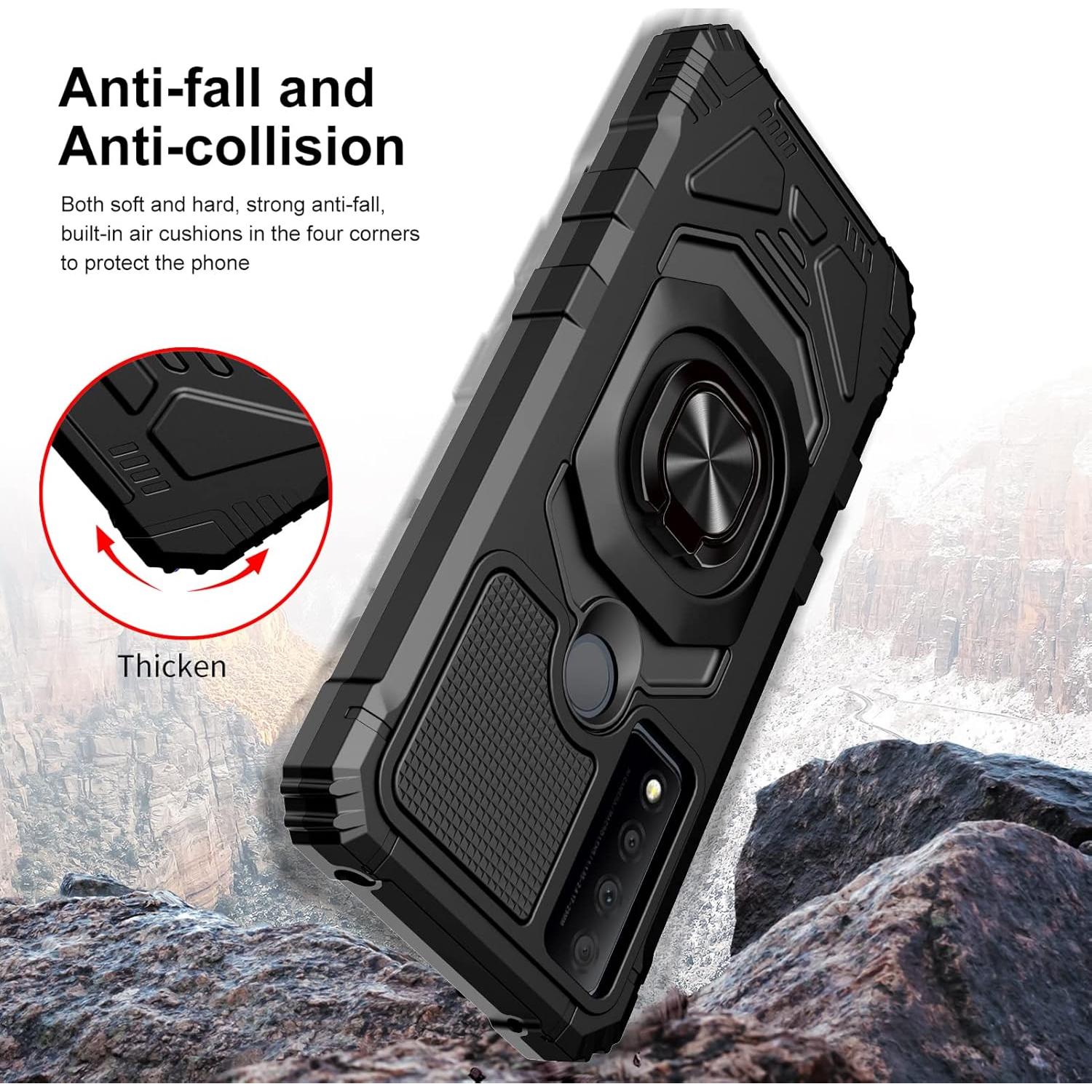 Funda Ailiber para TCL 30V 5G con Protector de Pantalla y Soporte