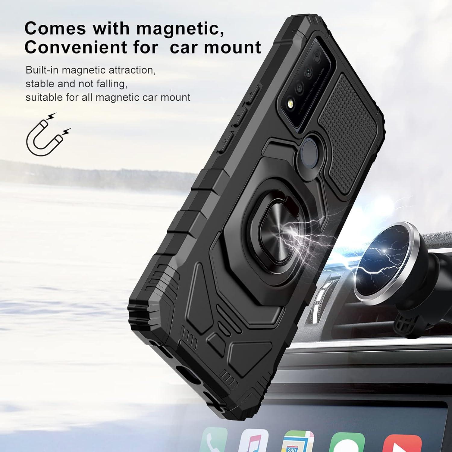 Funda Ailiber para TCL 30V 5G con Protector de Pantalla y Soporte