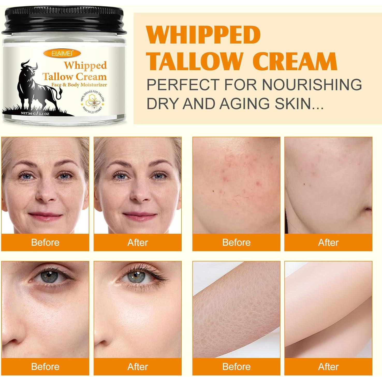 Crema Hidratante Facial de Grasa de Res y Miel 59.5 ml