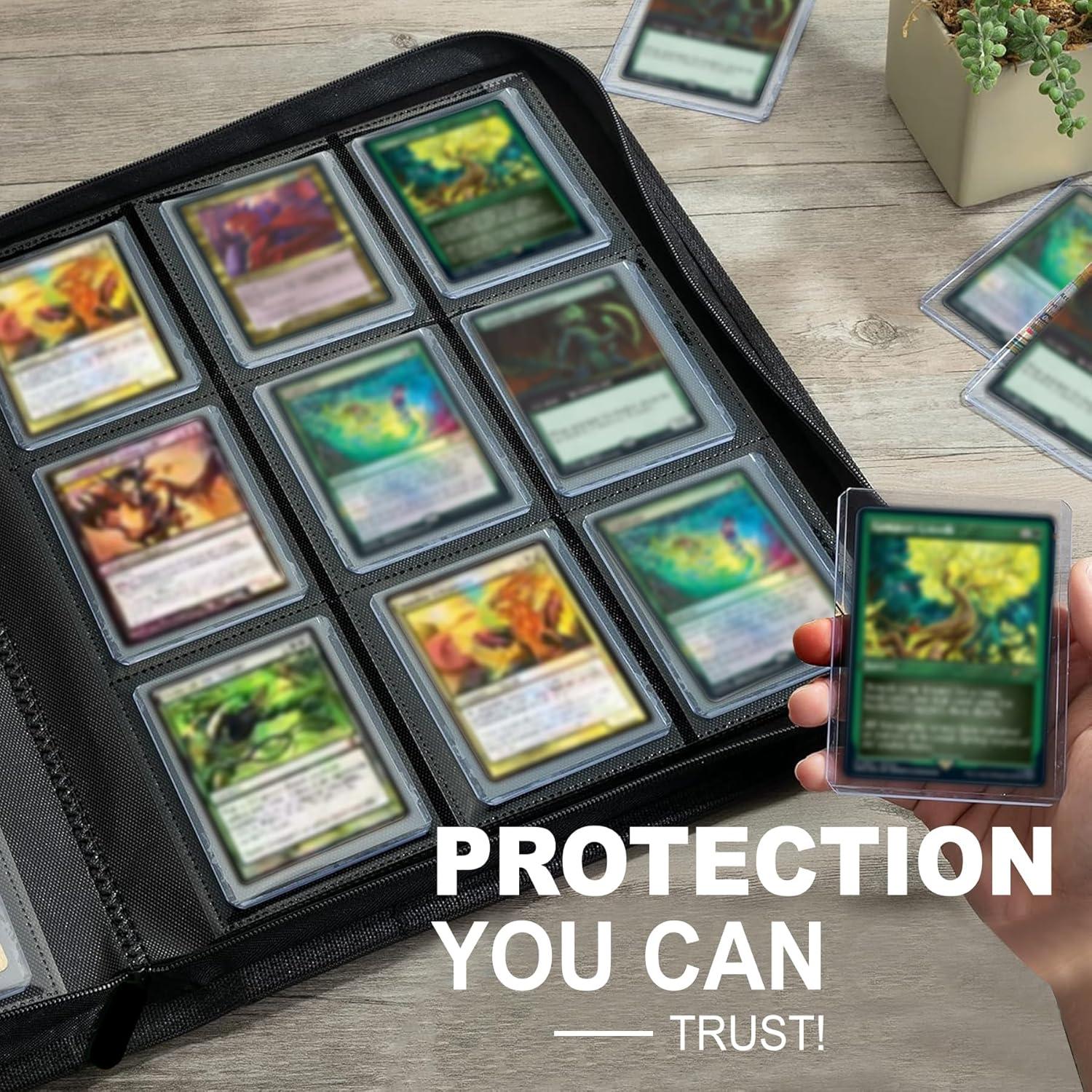 Carpeta de Tarjetas de Carga Superior WTVIDAS 16 Páginas 288 Bolsillos