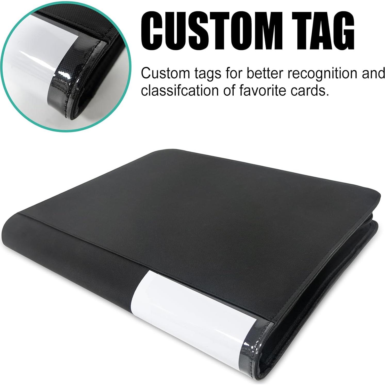 Carpeta de Tarjetas de Carga Superior WTVIDAS 16 Páginas 288 Bolsillos