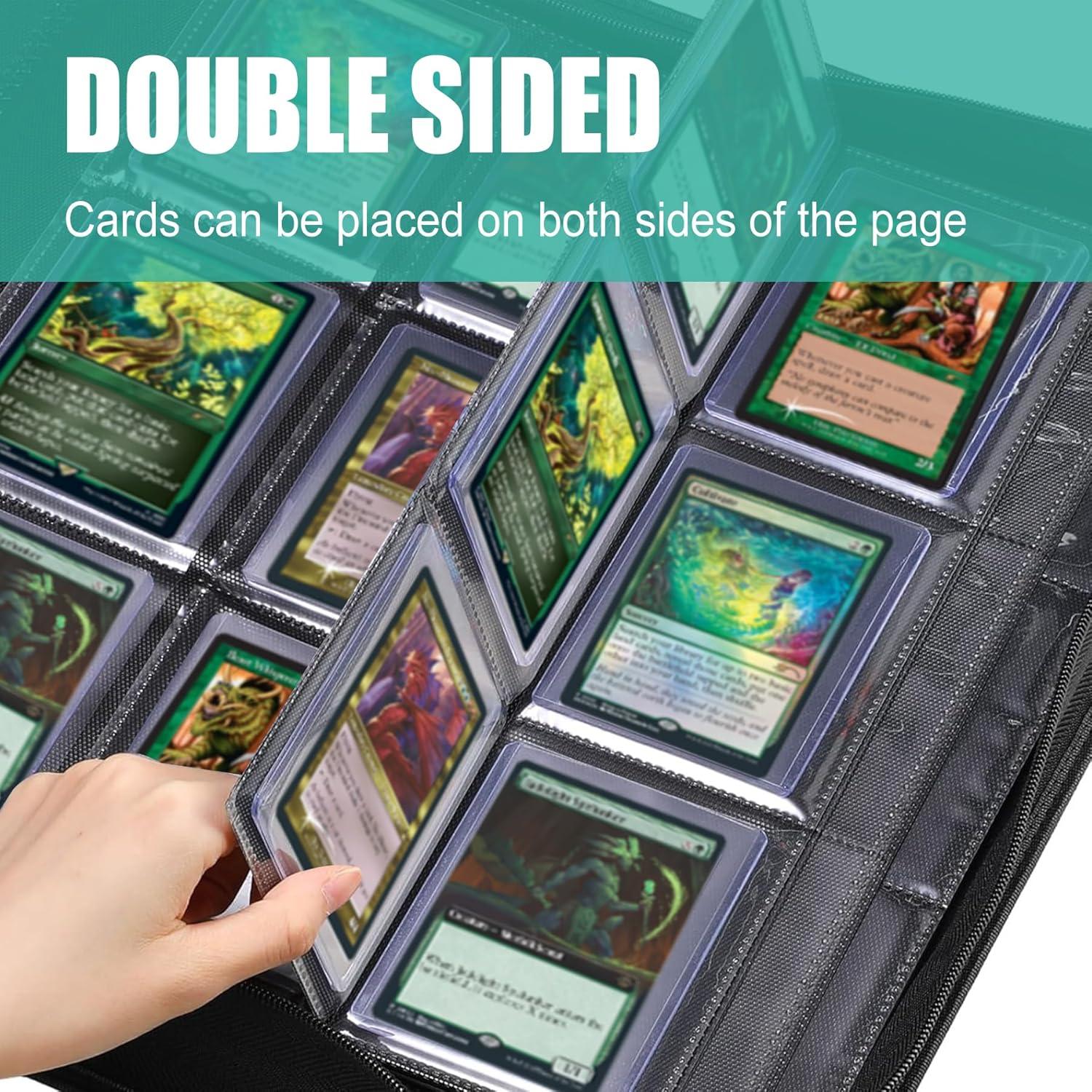 Carpeta de Tarjetas de Carga Superior WTVIDAS 16 Páginas 288 Bolsillos