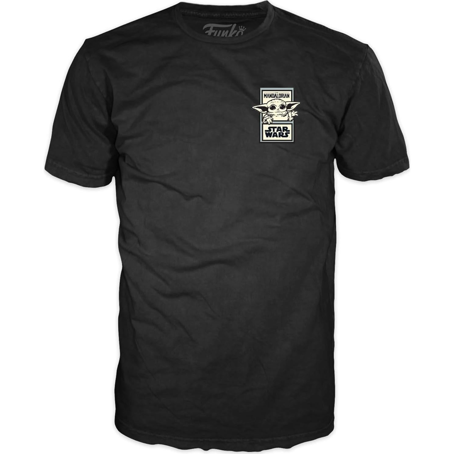 Funko Pop! Luke con Grogu y Camiseta Star Wars - Mediano