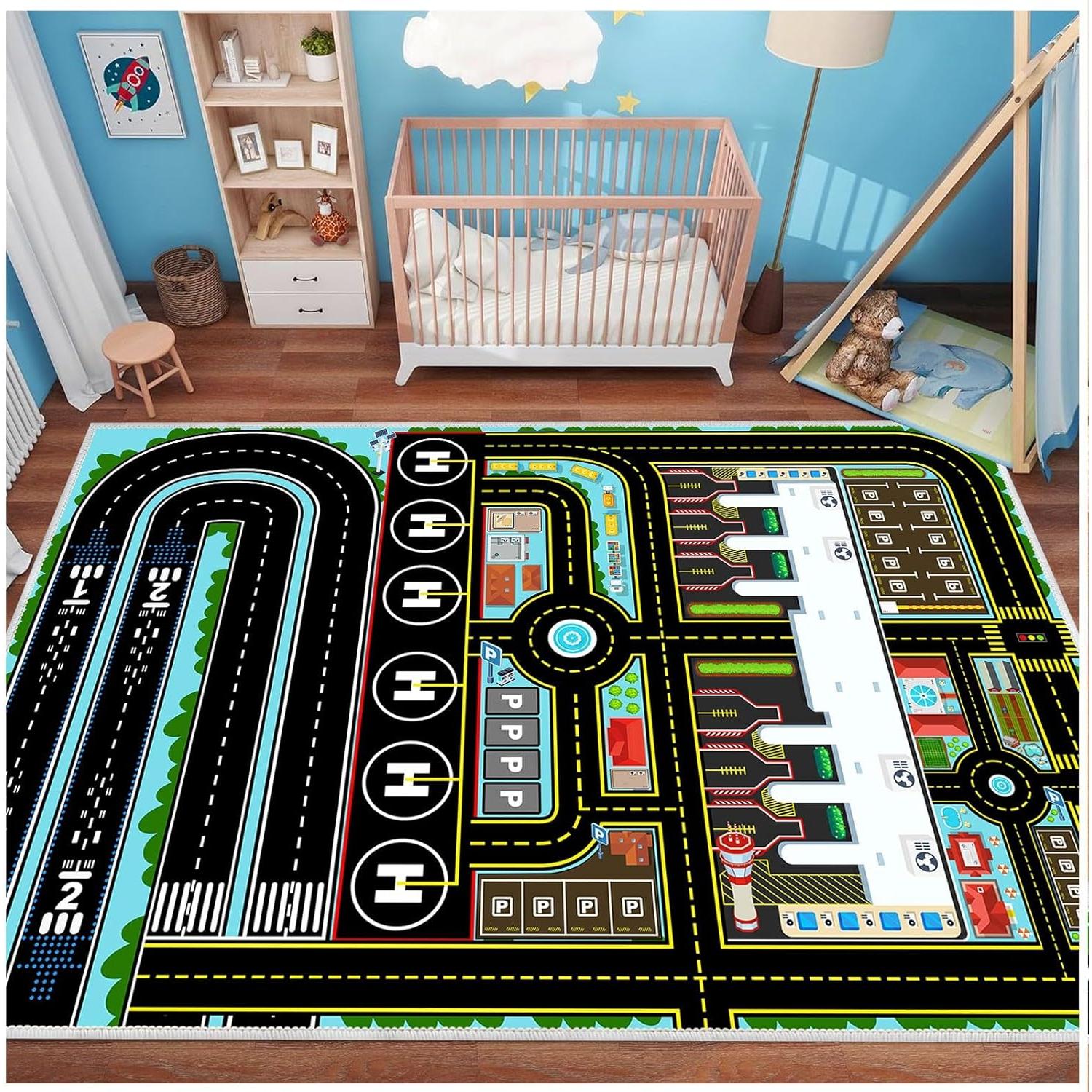 Alfombra de juego para niños YSYTLCL 0.79x1.19m antideslizante