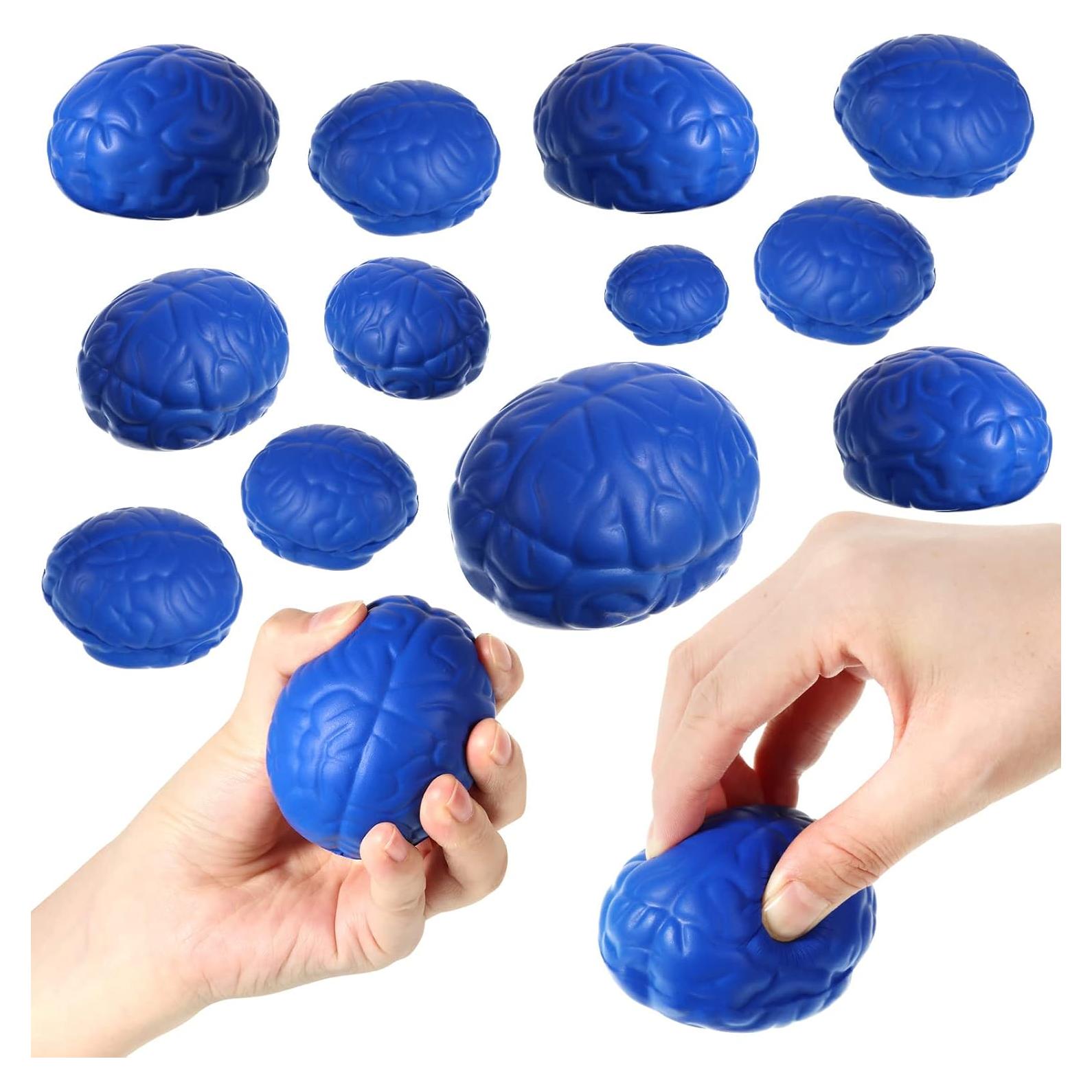 Pelotas de Estrés Cerebrales Leitee 12 Pcs Alivio Ansiedad