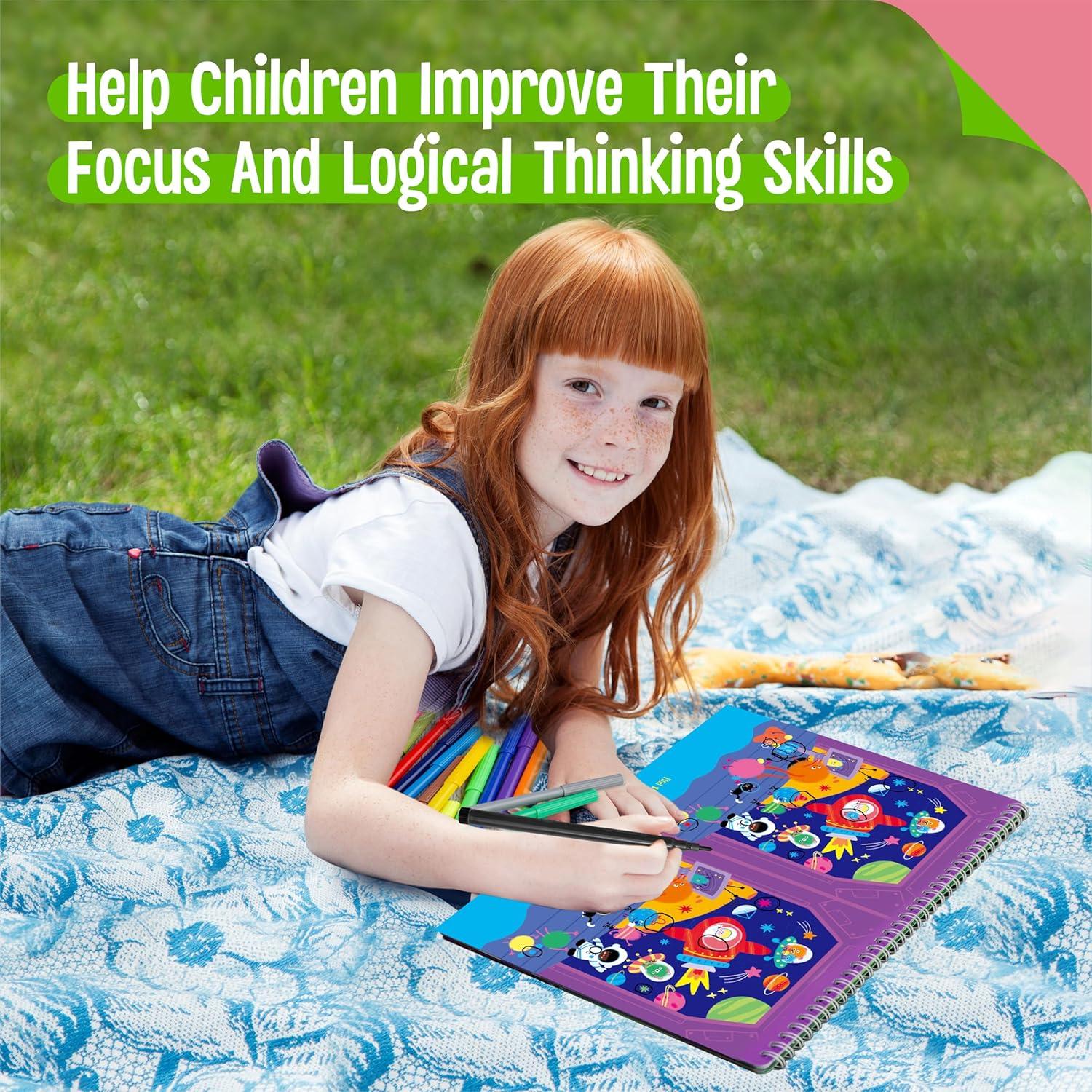 Bloc de Juegos Reutilizable SpriteGru 30 Actividades Borrables